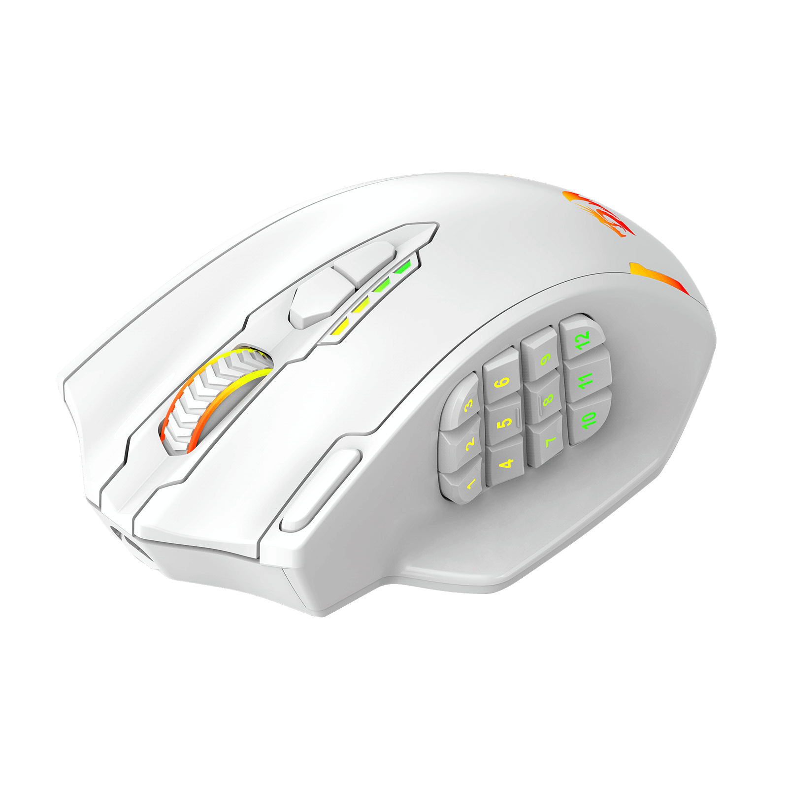 Redragon M913 Impact Elite Wireless Gaming Mouse, 16000 DPI Mouse Gaming RGB Kabel/Nirkabel dengan 16 Tombol yang Dapat Diprogram