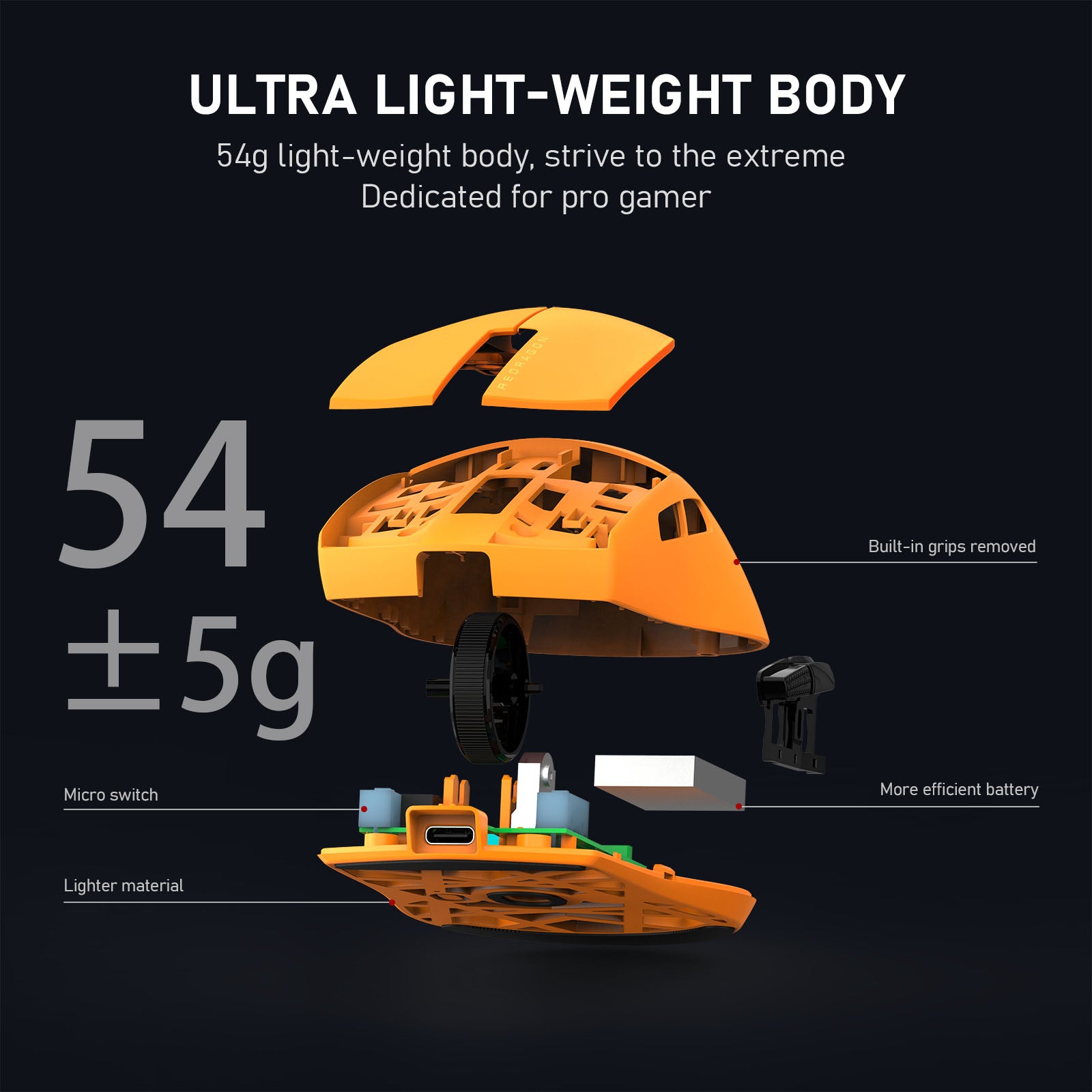 MOUSE GAMING KING M916OB-ULT ULTRA RINGAN 3 MODE KONEKSI