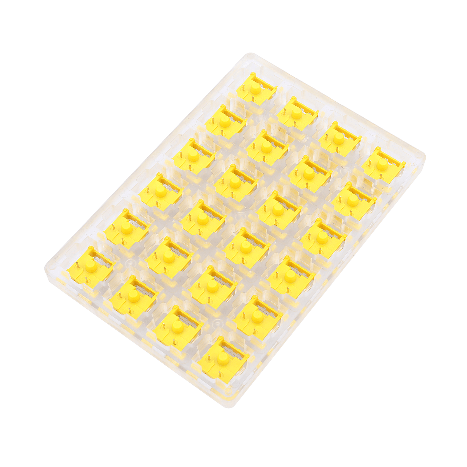 Redragon A113 Bullet-S Tactile Mechanical Switch, Modifikasi Keyboard DIY Hot-Swappable Clicky Switch, 50 Juta Klik (24 pcs Switch, Keycap + Pencabut Switch)