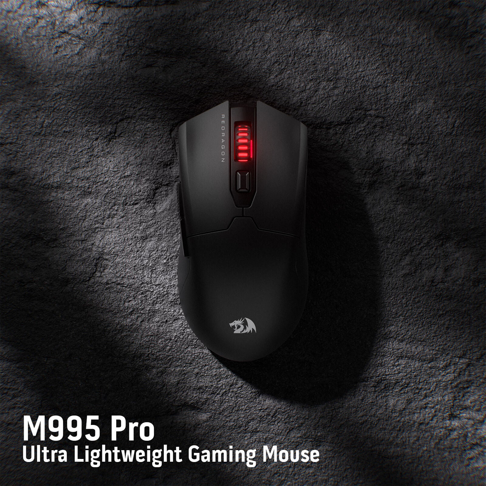 Redragon M995 Wireless Gaming Mouse, 26000 DPI Wired/Wireless Gamer Mouse w/ 3-Mode Connection, BT & 2.4G Wireless, 6 Macro Buttons, Durable Power Capacity for PC/Mac/Laptop
