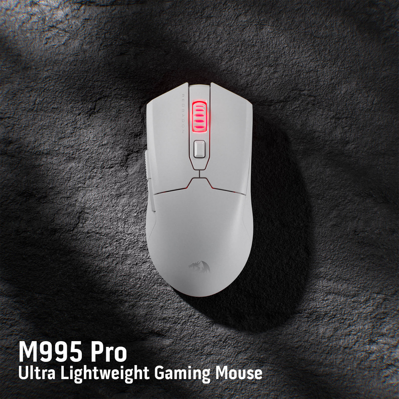 Redragon M995 Wireless Gaming Mouse, 26000 DPI Wired/Wireless Gamer Mouse w/ 3-Mode Connection, BT & 2.4G Wireless, 6 Macro Buttons, Durable Power Capacity for PC/Mac/Laptop