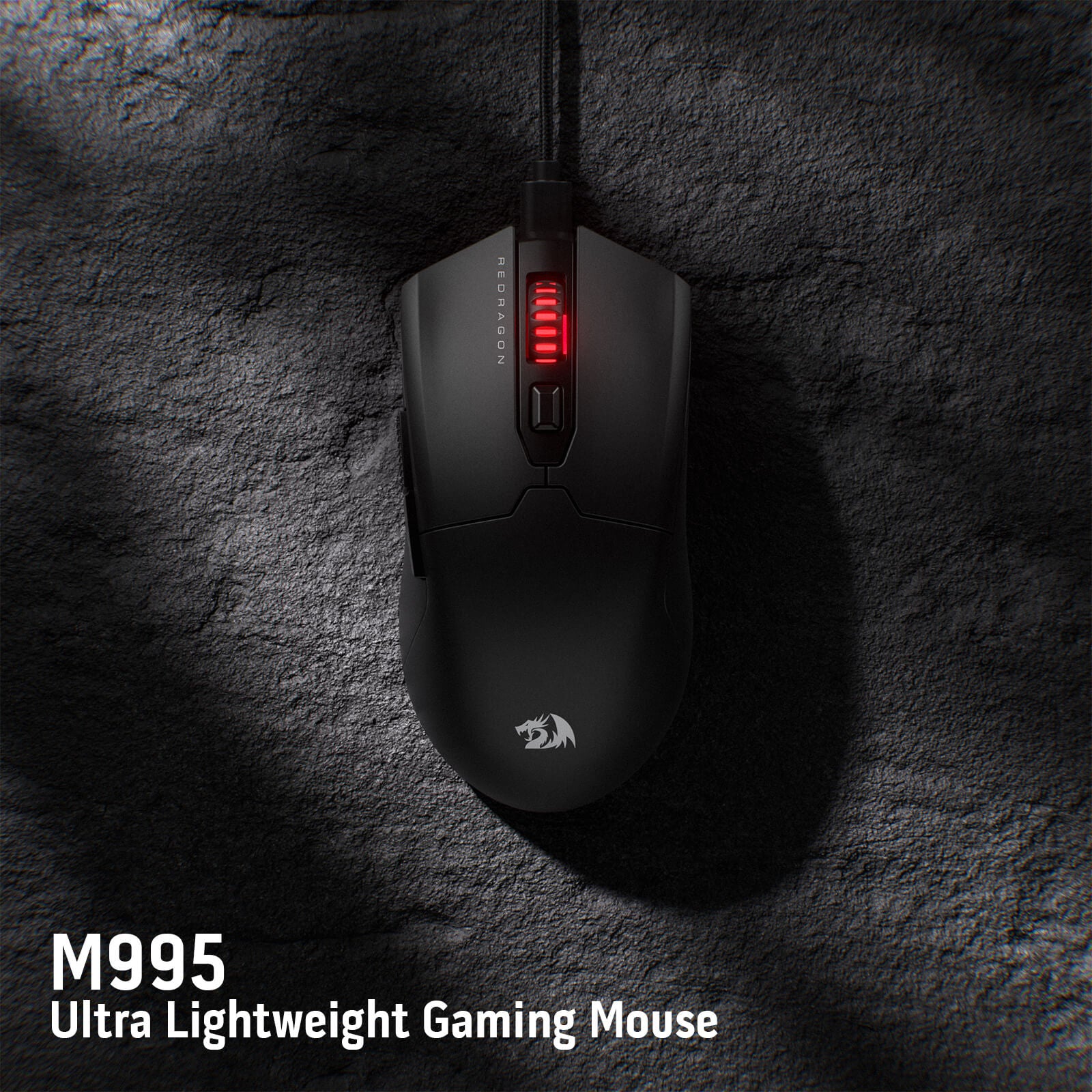 Redragon M995 Wireless Gaming Mouse, 26000 DPI Wired/Wireless Gamer Mouse w/ 3-Mode Connection, BT & 2.4G Wireless, 6 Macro Buttons, Durable Power Capacity for PC/Mac/Laptop