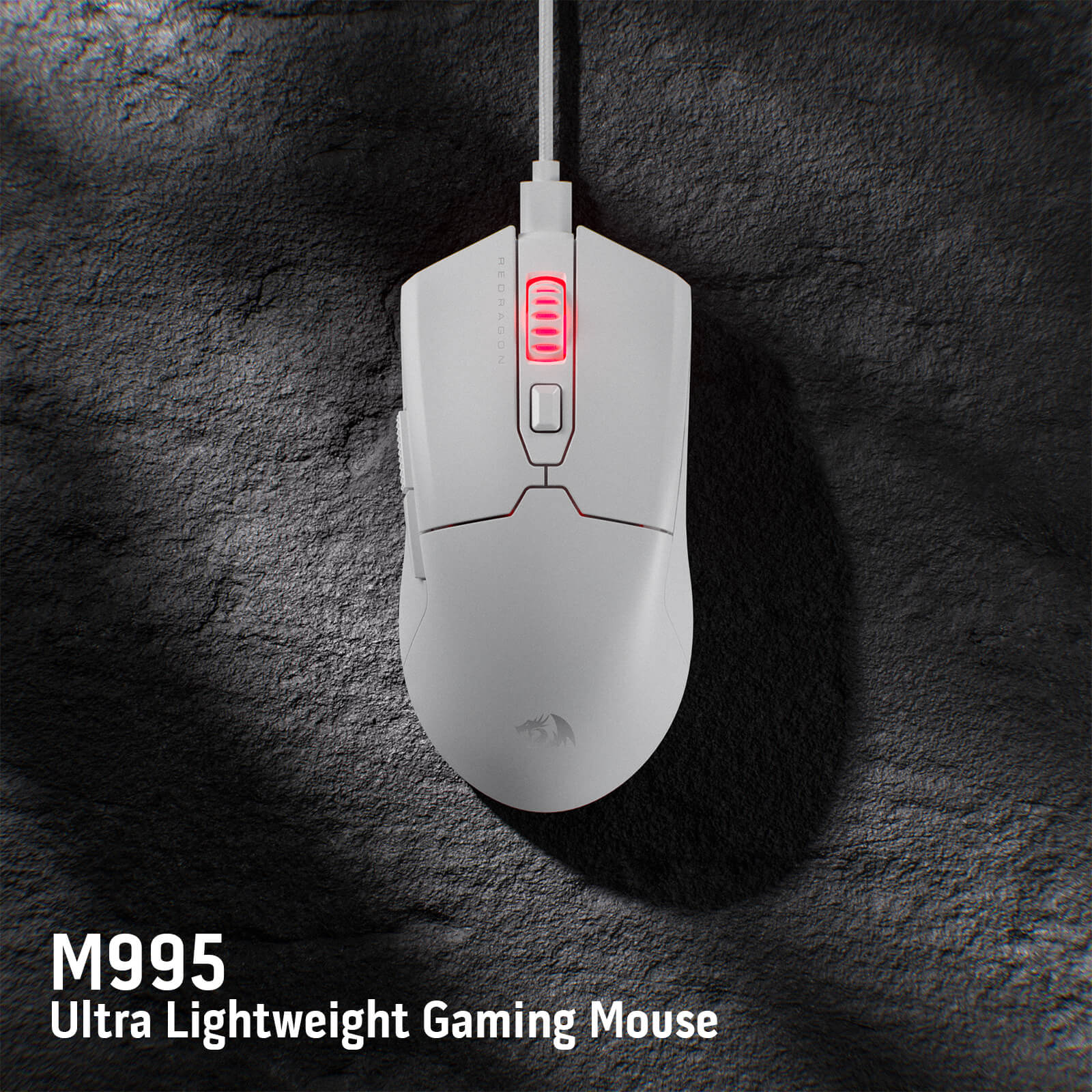 Redragon M995 Wireless Gaming Mouse, 26000 DPI Wired/Wireless Gamer Mouse w/ 3-Mode Connection, BT & 2.4G Wireless, 6 Macro Buttons, Durable Power Capacity for PC/Mac/Laptop