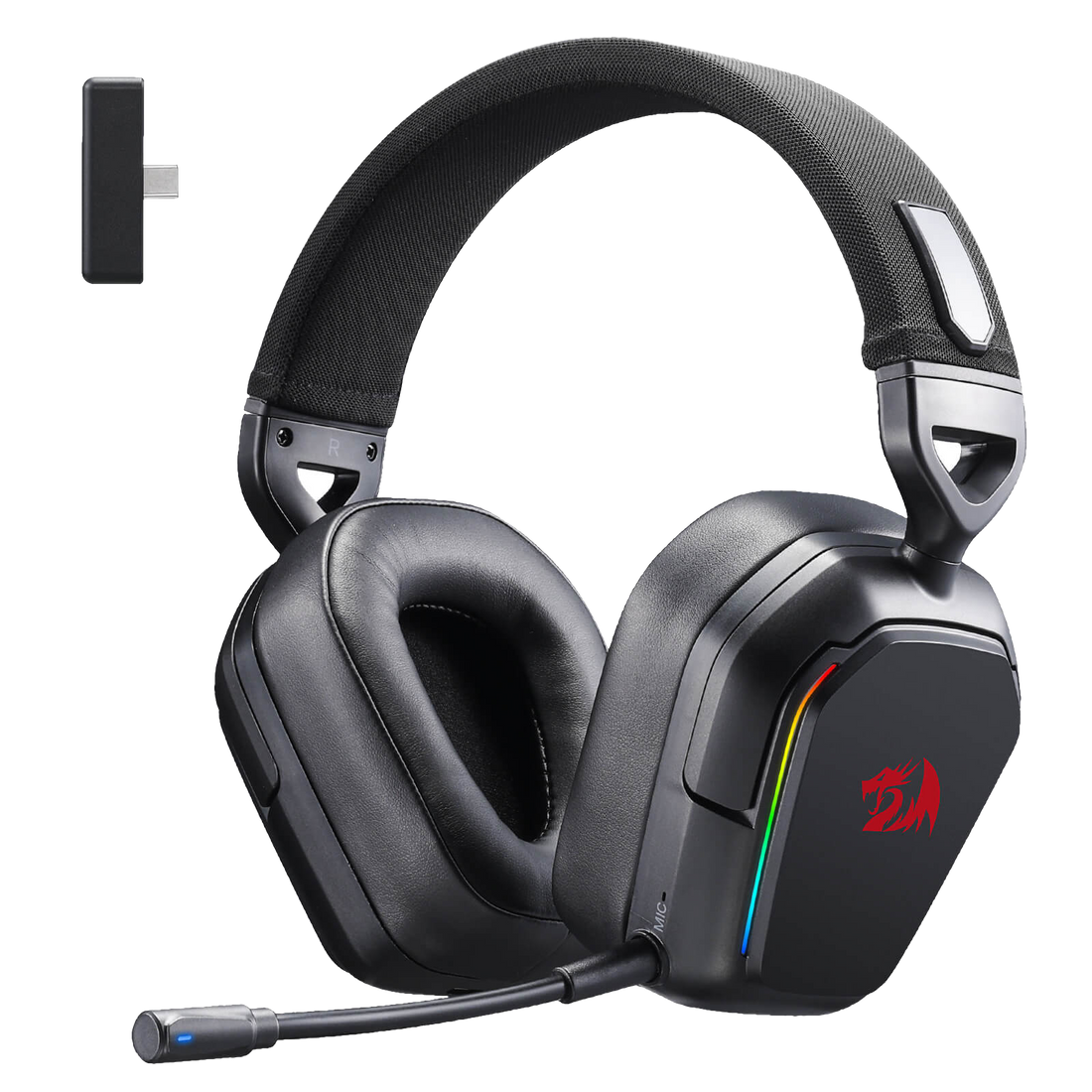 Redragon H868 3-Mode Wireless 7.1 Surround Sound RGB Gaming Headset