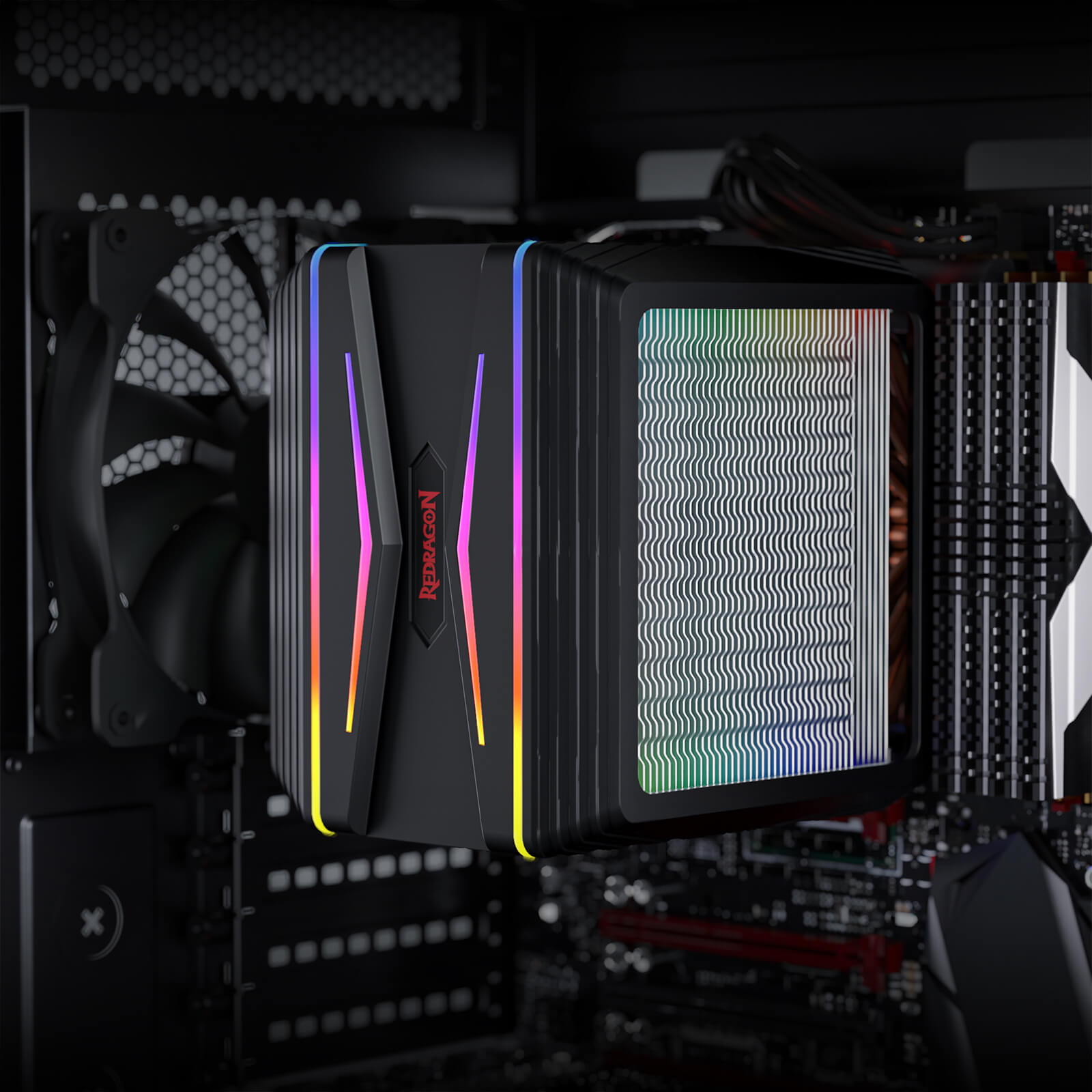Redragon C218 Dual Tower CPU Air Cooler