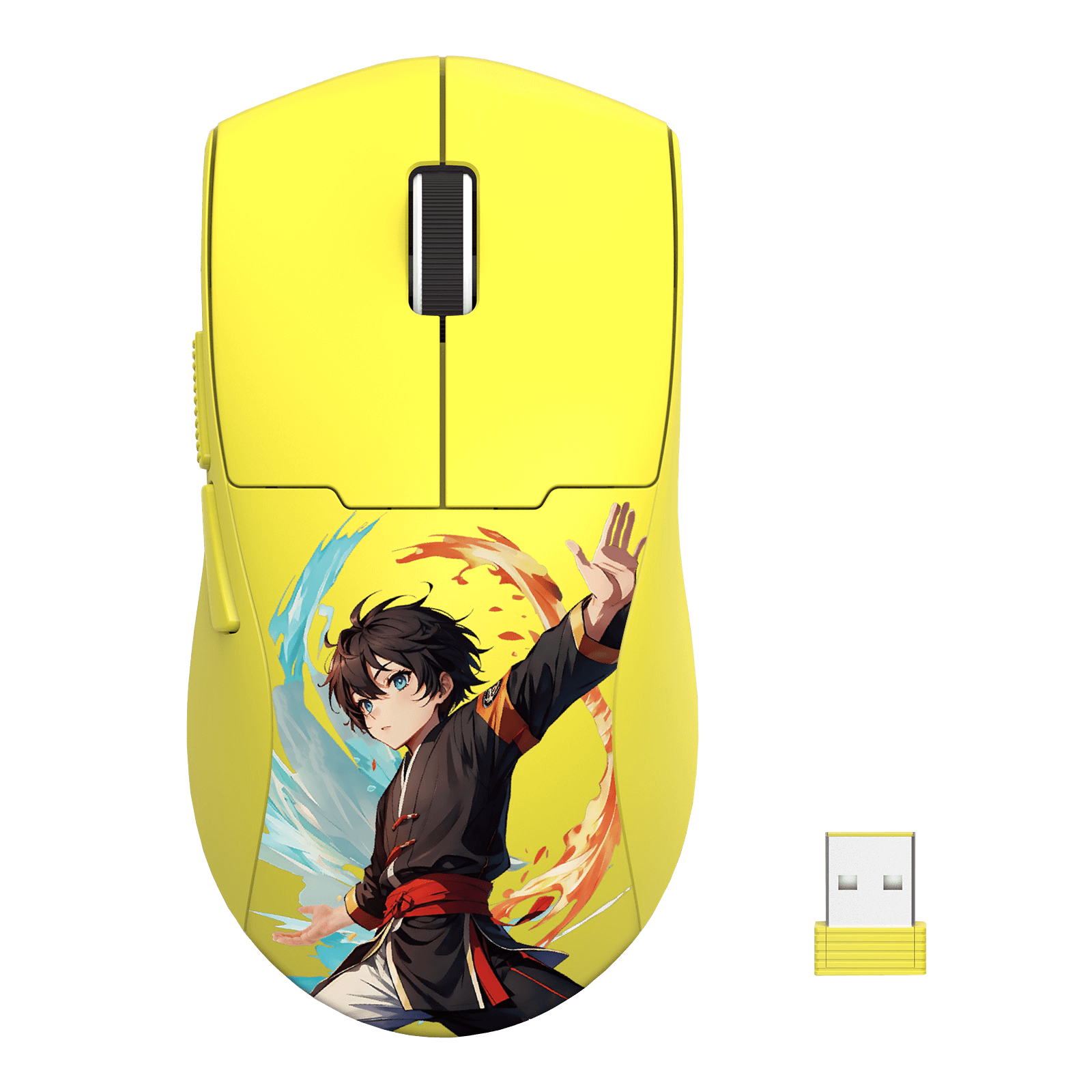Redragon K1NG M918 MAX 1K Hz Mouse Gaming Anime Nirkabel 3 Mode