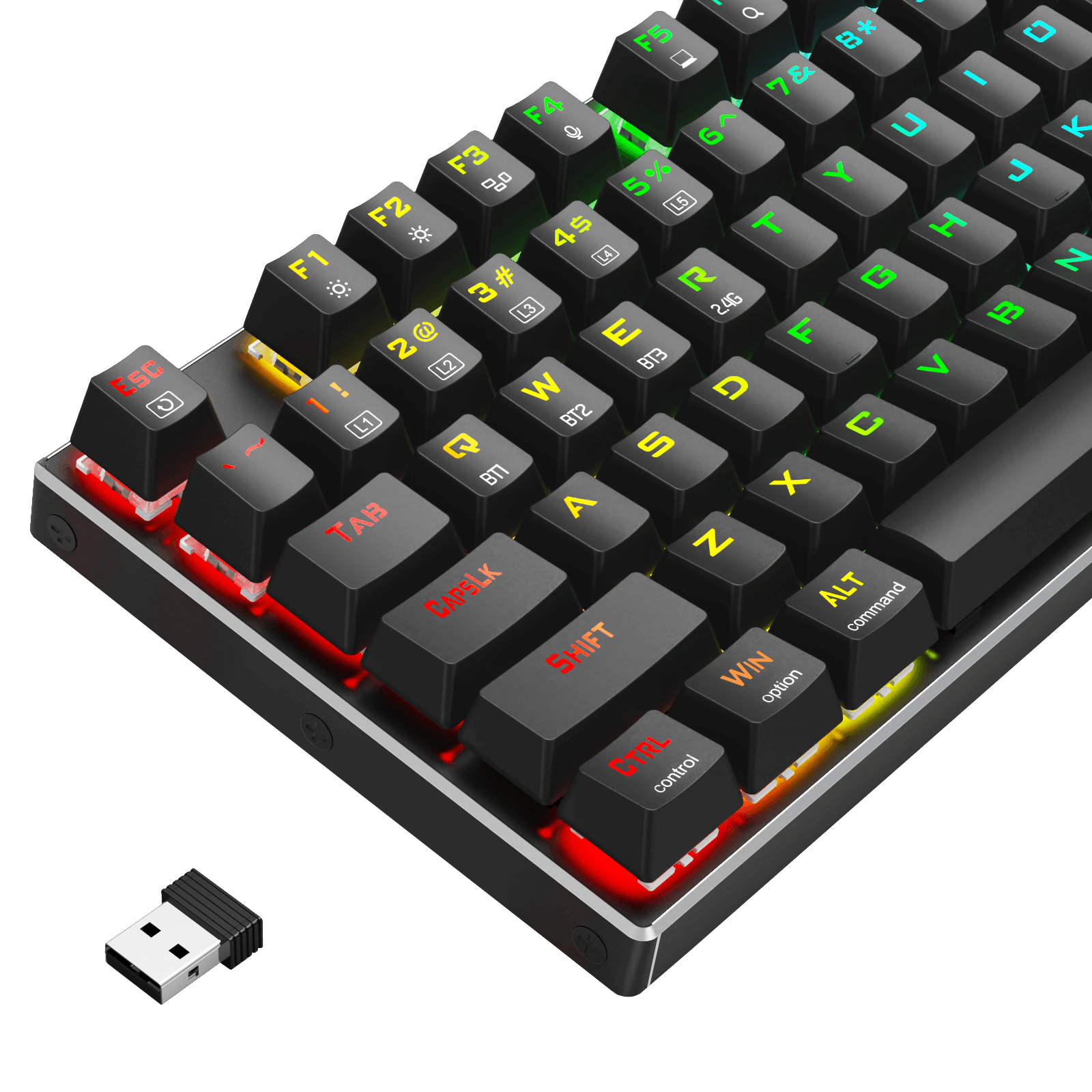 Redragon K556 TKL RGB Wired/Tri-Mode Wireless Mechanical Gaming Keyboard