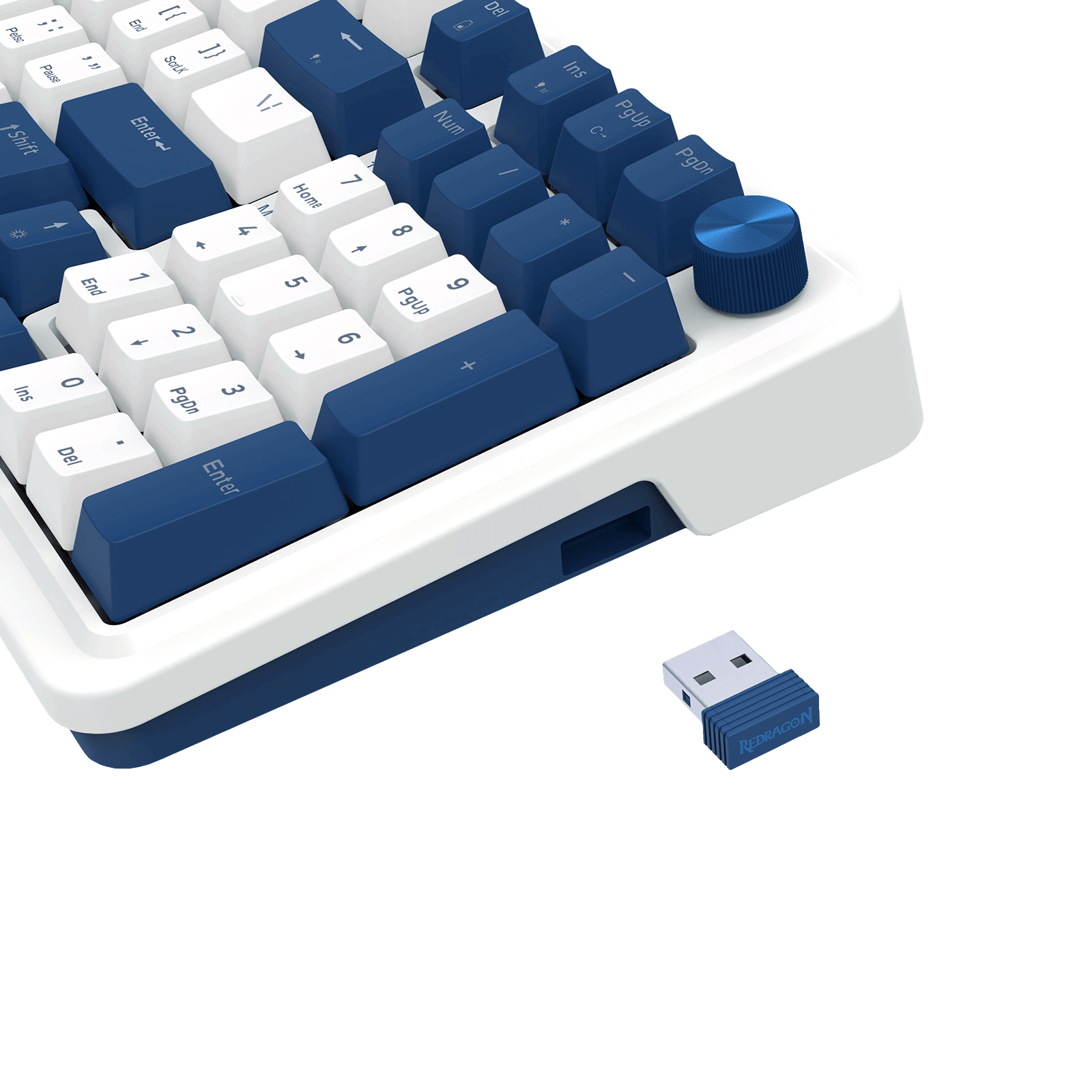 Redragon K686 PRO 98 Keys Wireless Gasket RGB Gaming Keyboard, 3-Mode Win/Mac Mechanical Keyboard