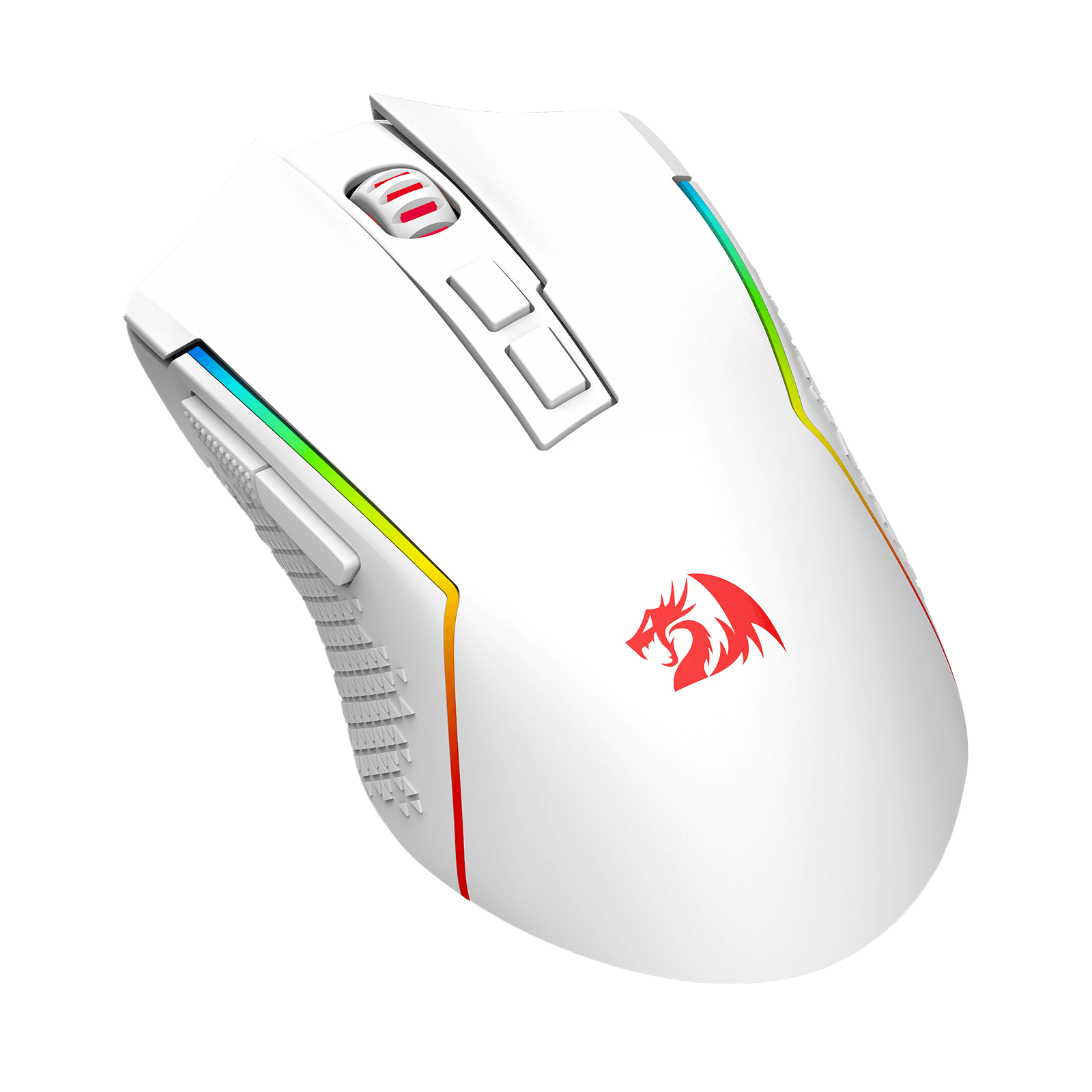 Redragon M693 Mouse Gaming Nirkabel Bluetooth, Mouse Gamer Kabel/Nirkabel 8000 DPI dengan Koneksi 3 Mode, BT & Nirkabel 2.4G, 7 Tombol Makro, Kapasitas Daya Tahan Lama, dan Lampu Latar RGB untuk PC/Mac/Laptop