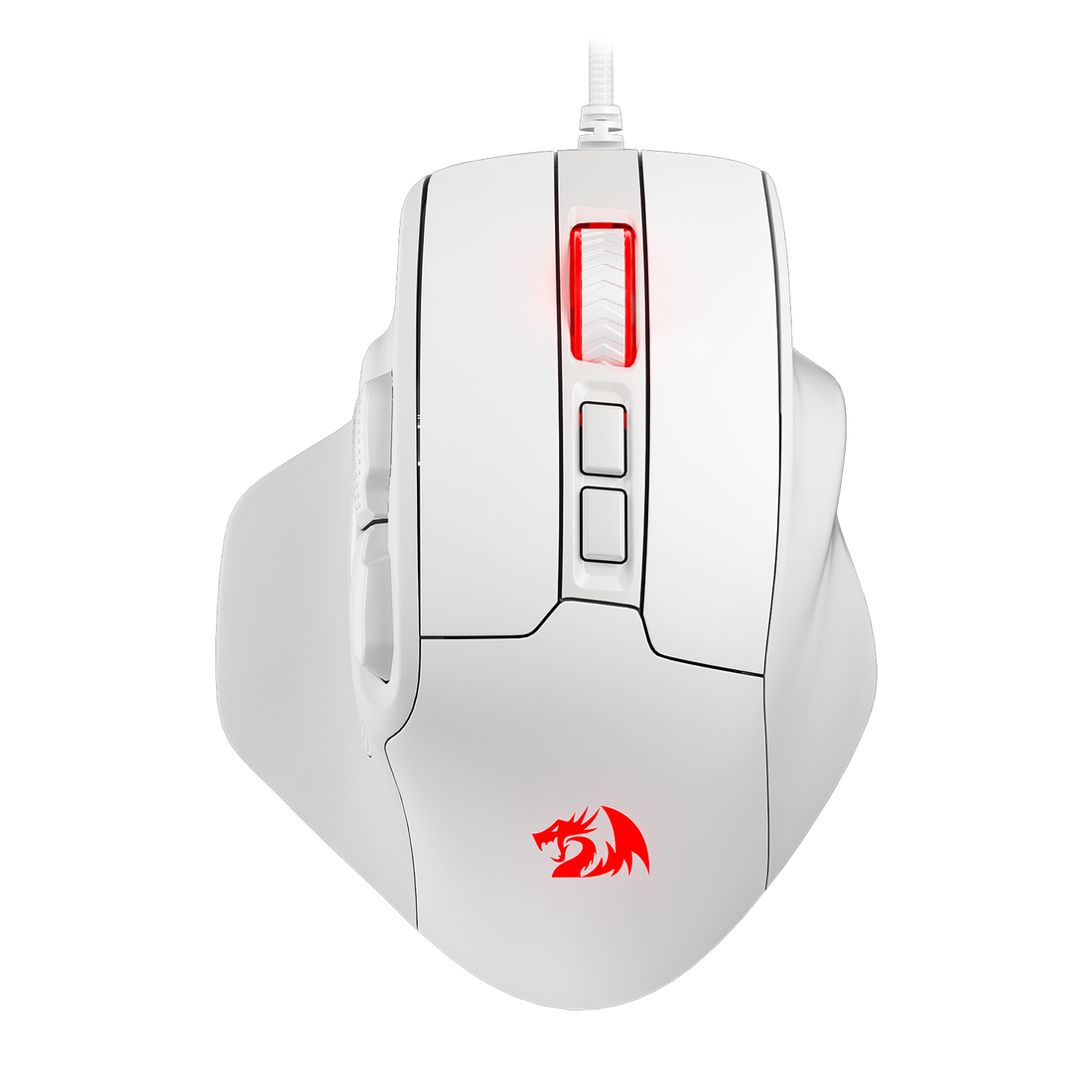 Redragon M806 Bullseye Gaming Mouse, 7 Programmable Buttons Wired RGB Gamer Mouse w/Ergonomic Natural Grip Build, Software Supports DIY Keybinds & Backlit