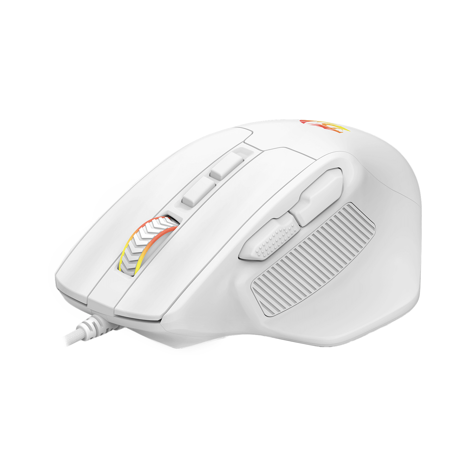 Redragon M806 Bullseye Gaming Mouse, 7 Programmable Buttons Wired RGB Gamer Mouse w/Ergonomic Natural Grip Build, Software Supports DIY Keybinds & Backlit