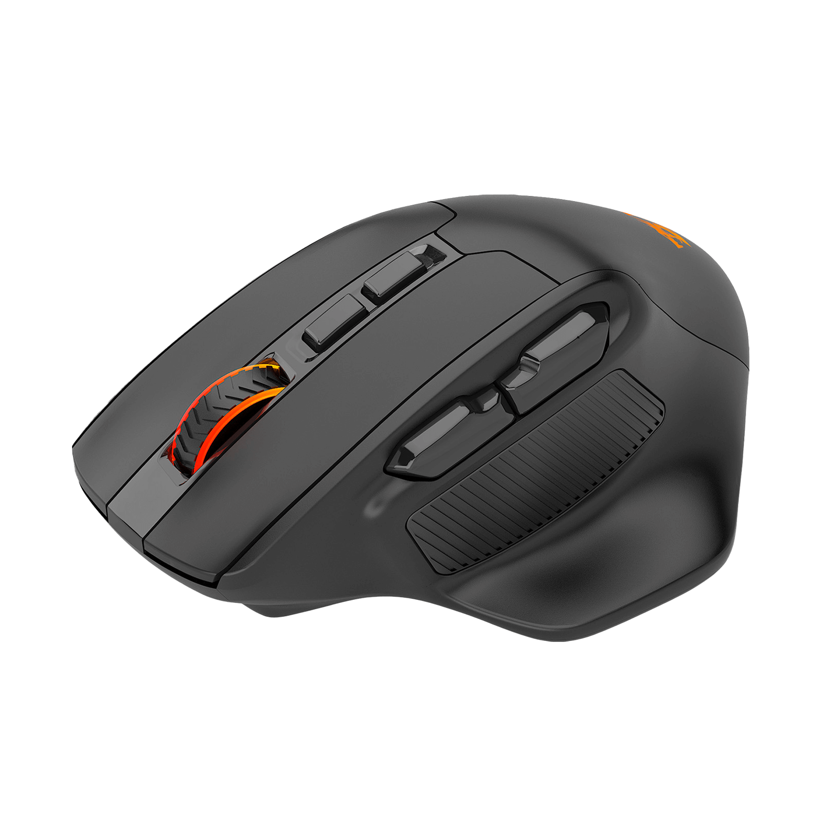 Redragon M806 Wireless Gaming Mouse, 7 Programmable Buttons Wired RGB Gamer Mouse w/ 3-Mode Connection, BT & 2.4G Wireless, Ergonomic Natural Grip Build, Software Supports DIY Keybinds & Backlit