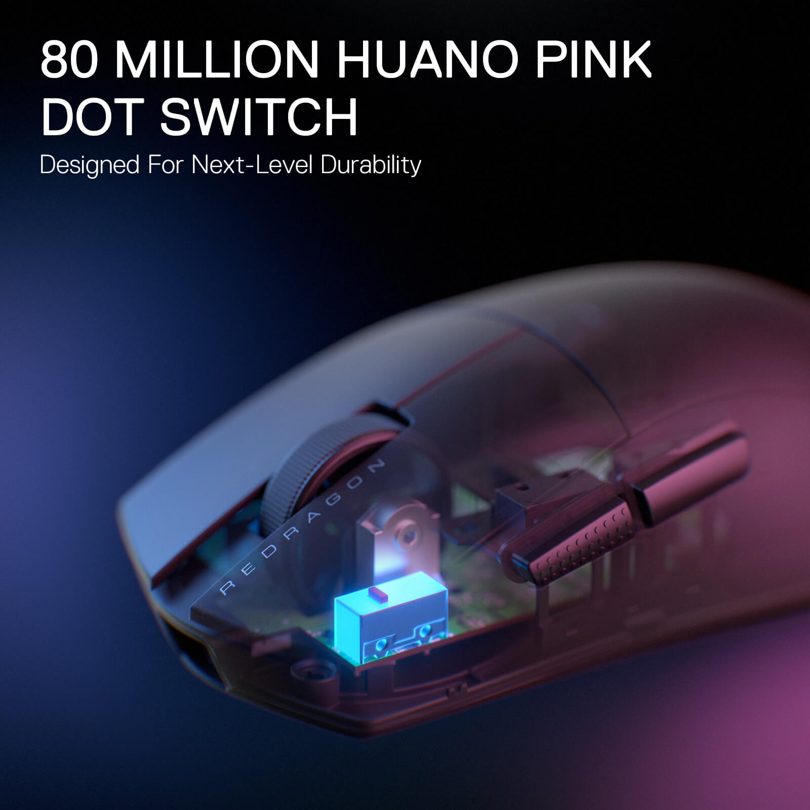 Redragon M916 PRO 3-Mode Wireless Gaming Mouse, Hype-Speed 4K Polling Rate