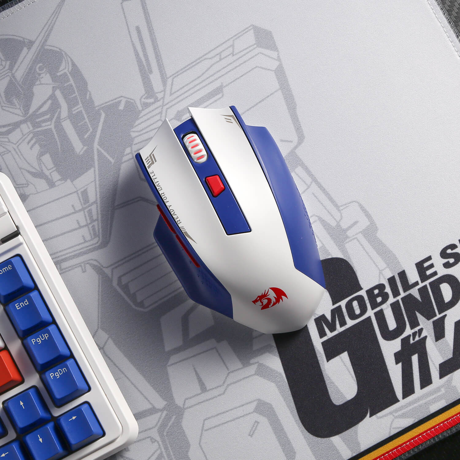 Redragon M994 Mouse Gaming Bluetooth Nirkabel, Mouse Gamer Kabel/Nirkabel 26000 DPI dengan Koneksi 3 Mode, BT & Nirkabel 2.4G, 6 Tombol Makro, Kapasitas Daya Tahan Lama untuk PC/Mac/Laptop