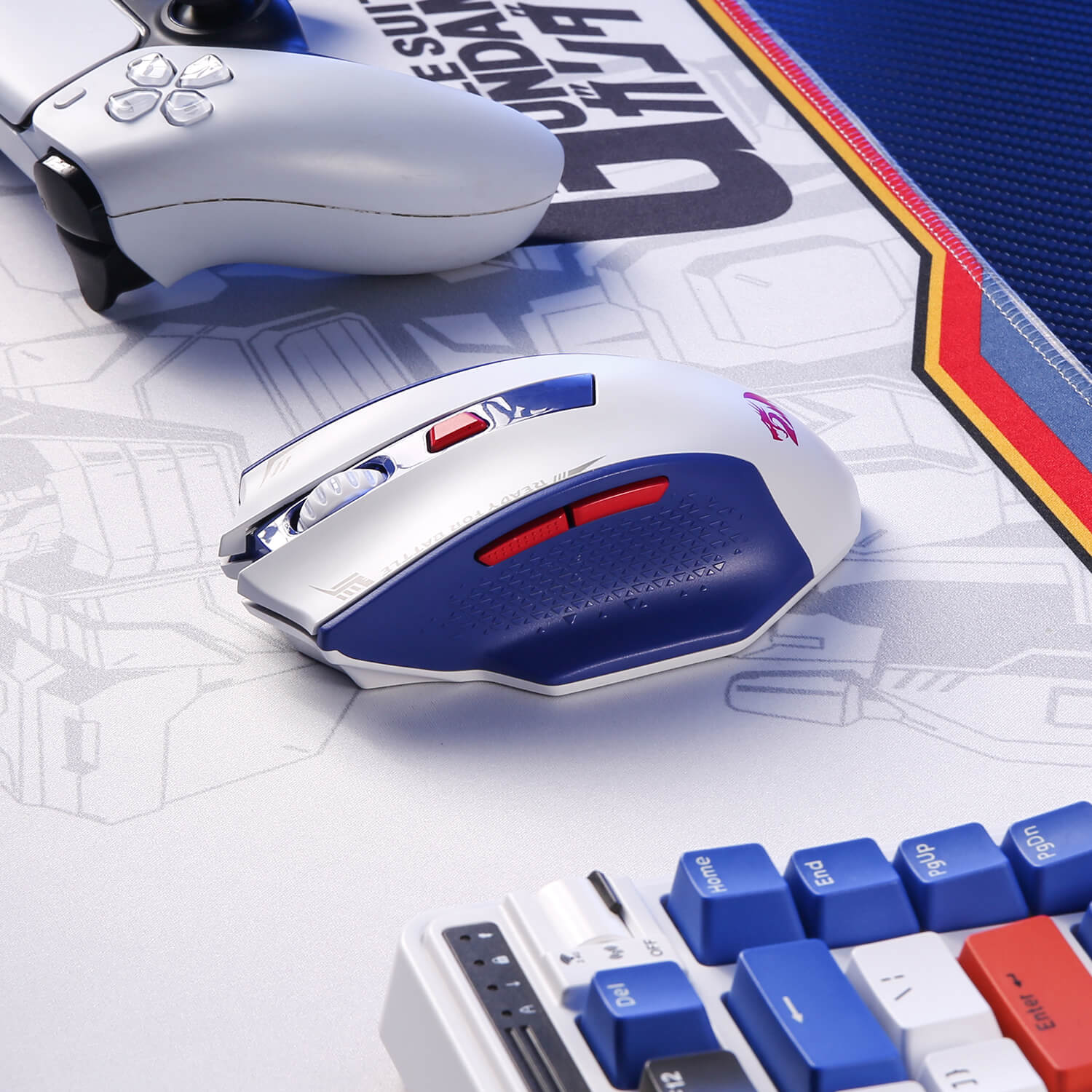 Redragon M994 Mouse Gaming Bluetooth Nirkabel, Mouse Gamer Kabel/Nirkabel 26000 DPI dengan Koneksi 3 Mode, BT & Nirkabel 2.4G, 6 Tombol Makro, Kapasitas Daya Tahan Lama untuk PC/Mac/Laptop