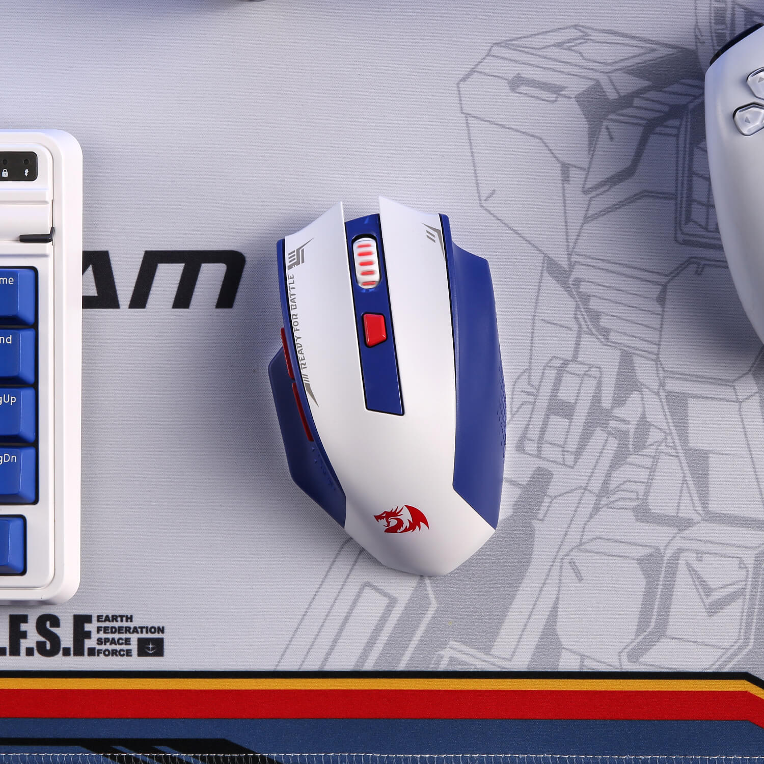 Redragon M994 Mouse Gaming Bluetooth Nirkabel, Mouse Gamer Kabel/Nirkabel 26000 DPI dengan Koneksi 3 Mode, BT & Nirkabel 2.4G, 6 Tombol Makro, Kapasitas Daya Tahan Lama untuk PC/Mac/Laptop