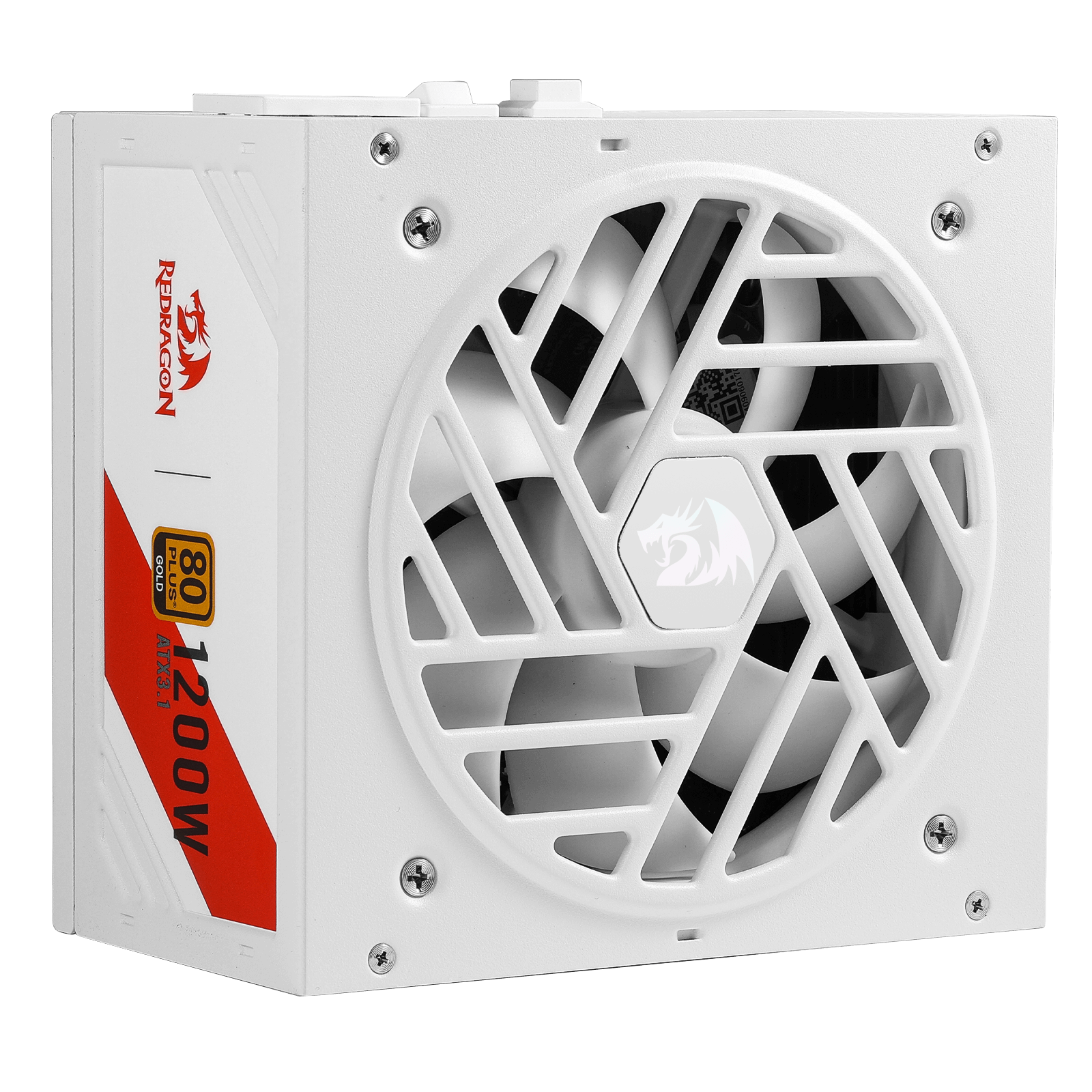 Redragon RGMS-1200W PRO 80+ Gold 1200 Watt Power Supply w/Upgraded ATX 3.1 & PCIe 5.1 Fully Modular, Compact 150mm Size, Smart ECO Low Noise Fan, 100% Japanese Capacitors, Full Mod Cables