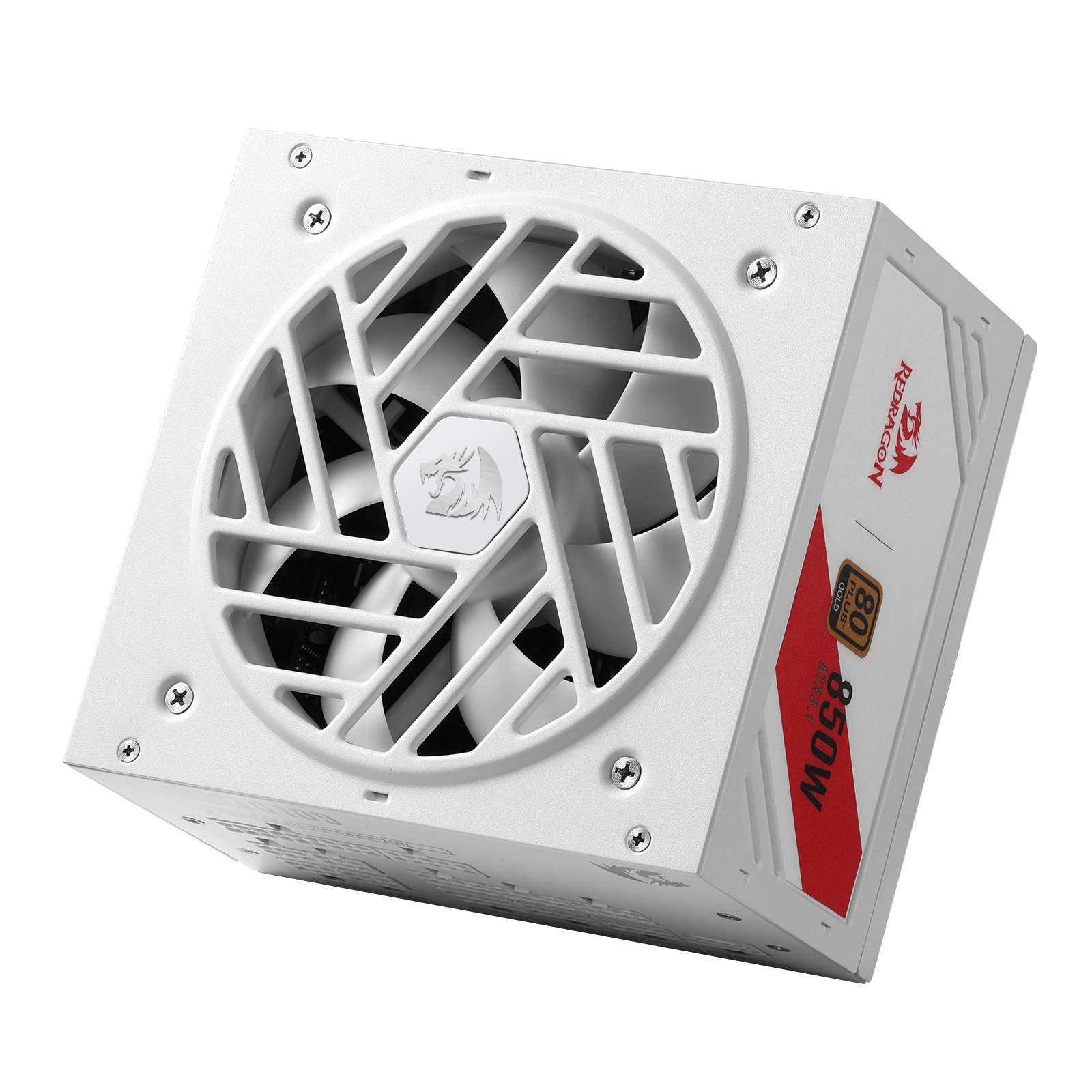 Redragon RGPS-850W PRO 80+ Gold 850 Watt Power Supply w/Upgraded ATX 3.1 & PCIe 5.1 Fully Modular, Compact 160mm Size, Smart ECO Low Noise Fan, 100% Japanese Capacitors, Full Mod Cables