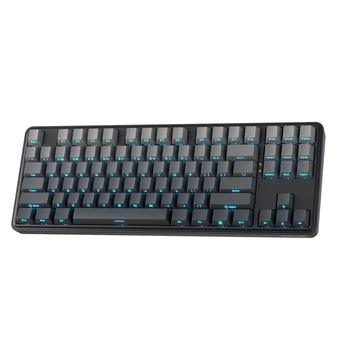 Redragon K707 PRO 80% Wireless Mechanical Gaming Keyboard, Gasket-Mount TKL with Tri-Mode Connectivity (USB-C, Bluetooth 3.0/5.0, 2.4GHz), Custom Mint Mambo Linear Switches, 5-Layer Noise Dampening, Side-Printed Black Gradient PBT Keycaps, RGB Backlit