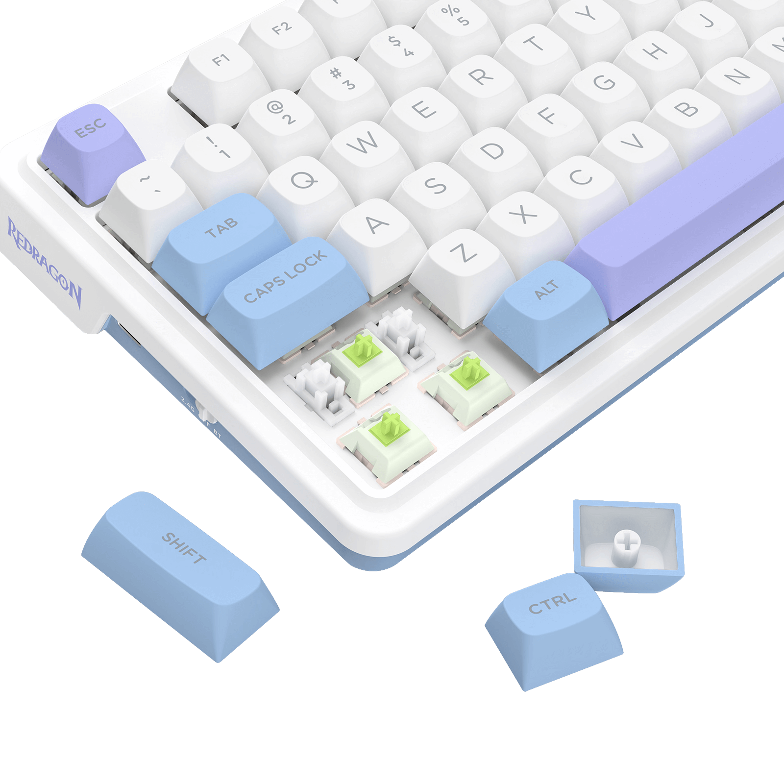 Redragon UCAL MAX K673 75% MOA Keycaps Wireless RGB Gaming Keyboard