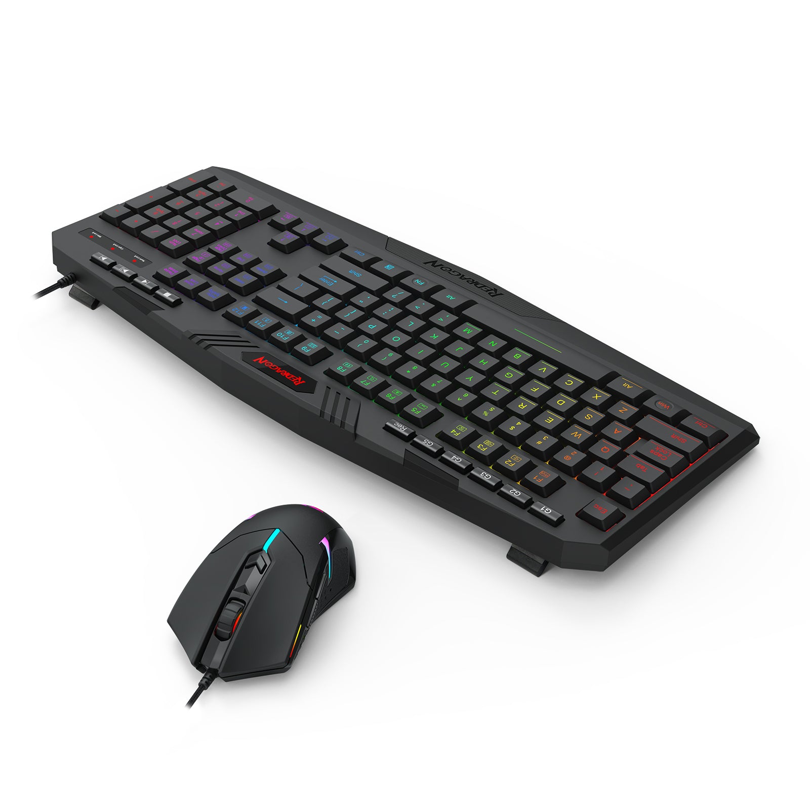 Redragon S101-4 Wired gaming keyboard & mouse bundle