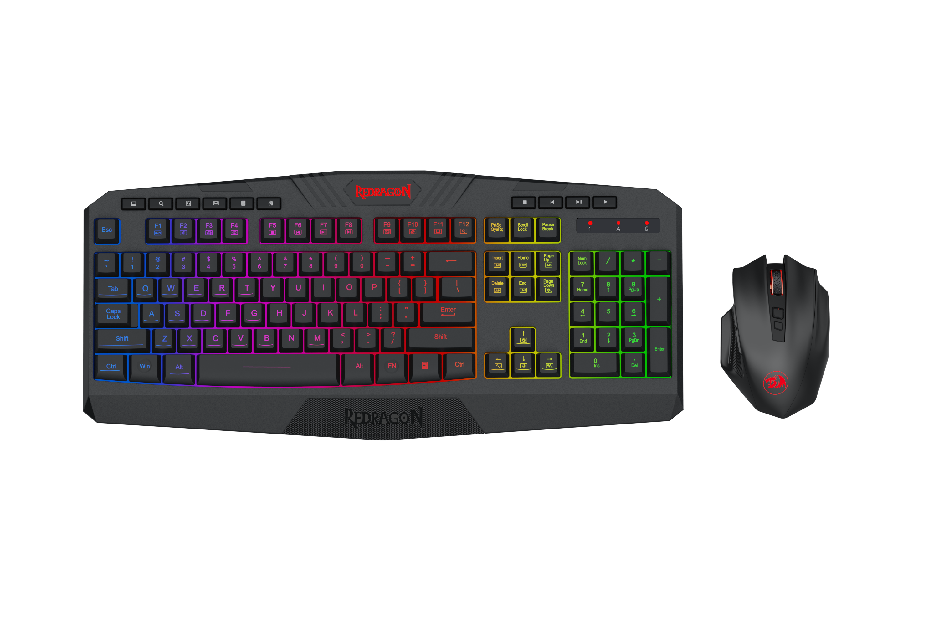 Redragon S101-KS Kombo Keyboard & Mouse Gaming Nirkabel