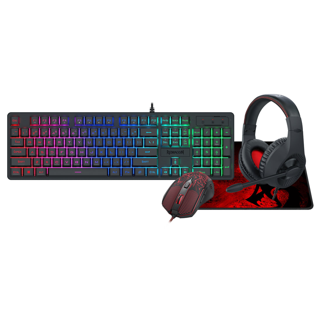 Redragon Essentials S107P-BA  4 in 1 Gaming Bundle