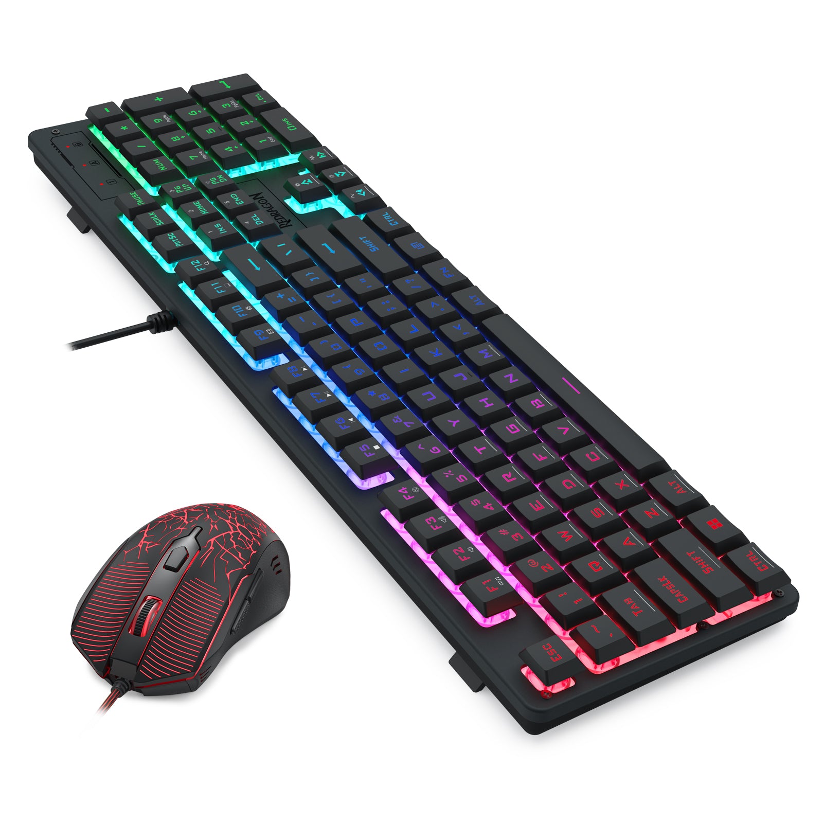 Redragon Essentials S107P-BA Paket Gaming 4 in 1