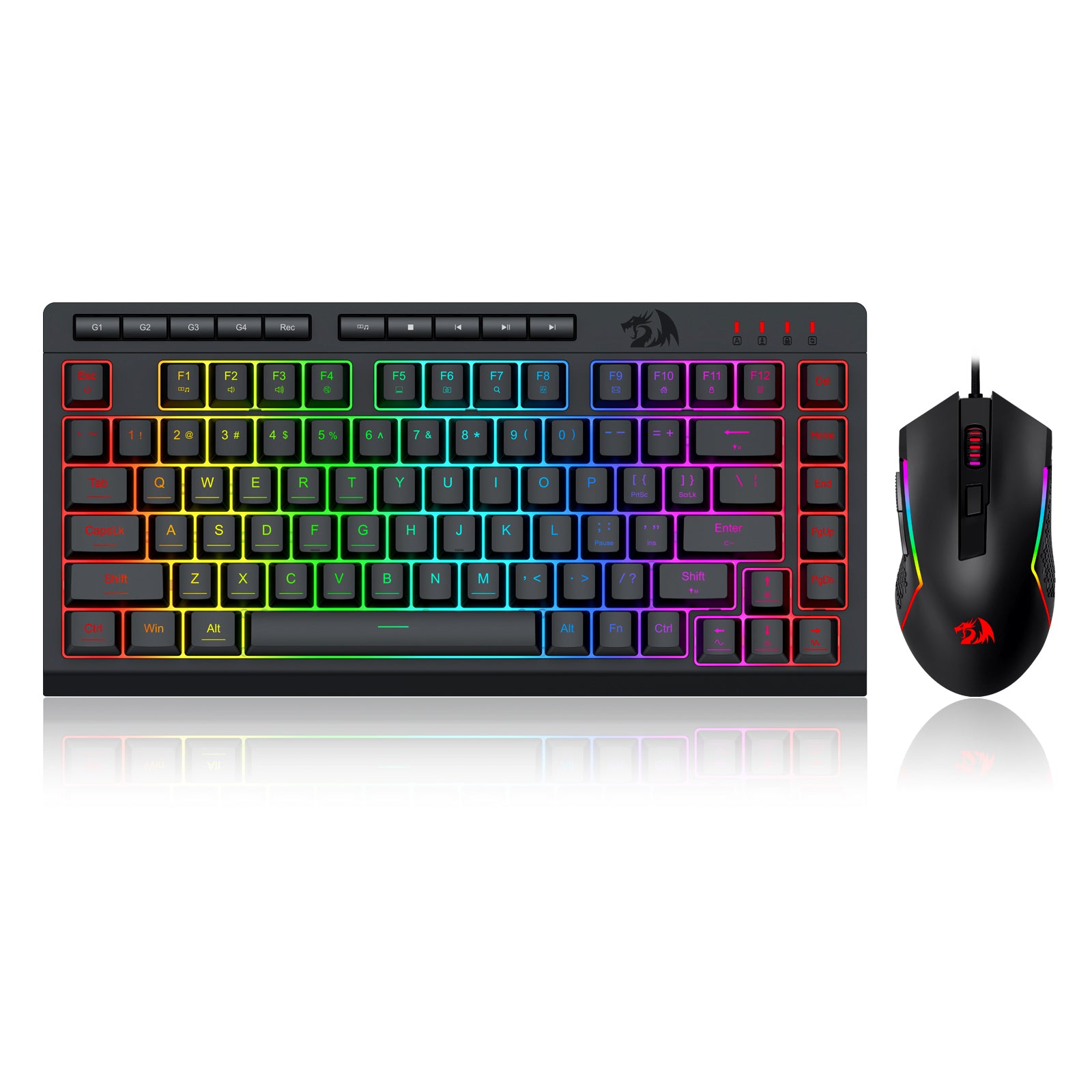 BUNDLE KEYBOARD & MOUSE BERKABEL GAMING ESSENTIAL S155-RGB