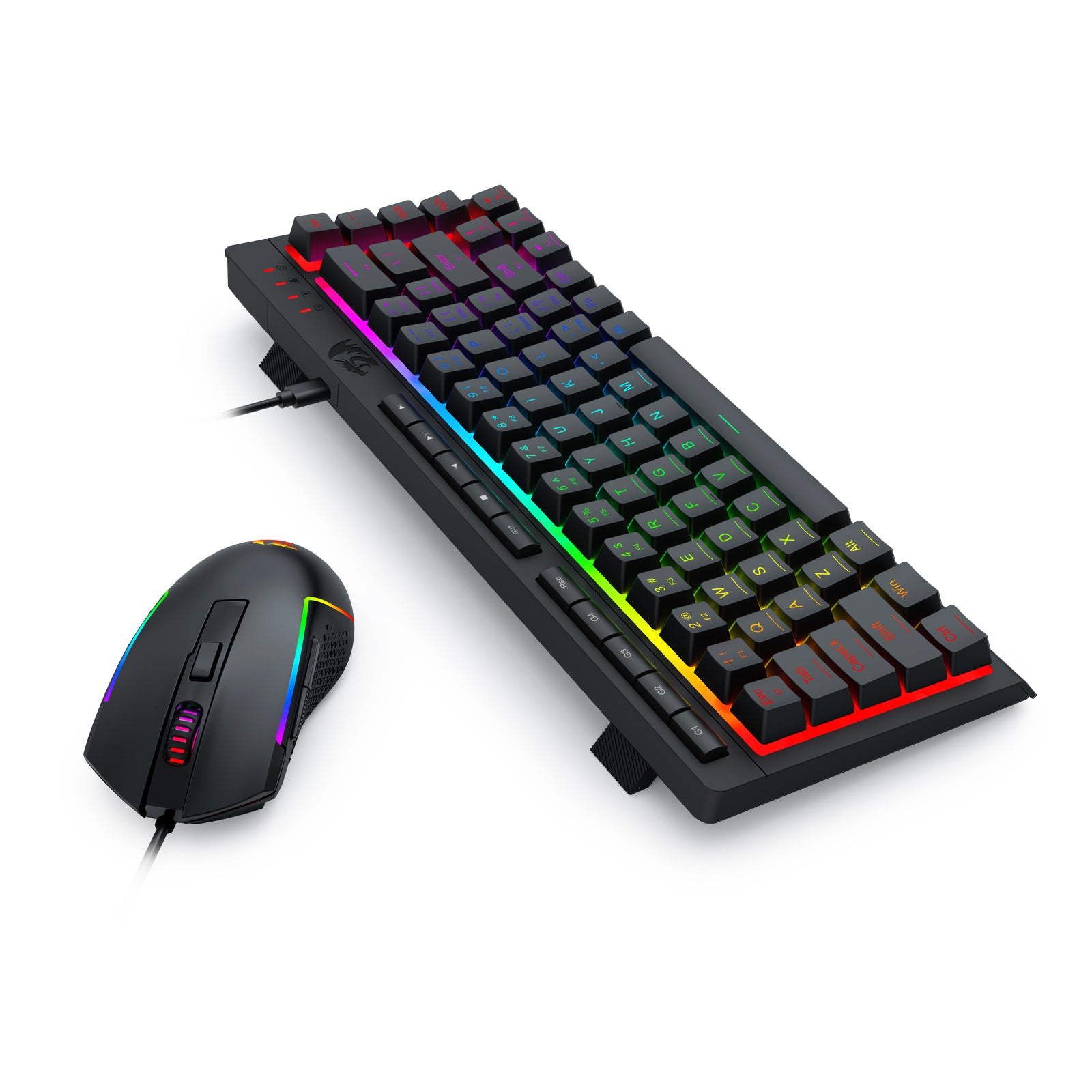 GAMING ESSENTIAL S157-RGB BUNDEL KEYBOARD & MOUSE BERKABEL