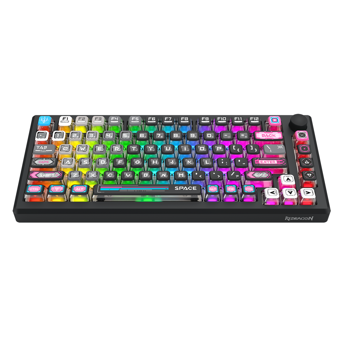 URANUS PRO 82 K732MC-RGB-PRO 3 Modes Connection Aluminum Alloy Body Mechanical Keyboard