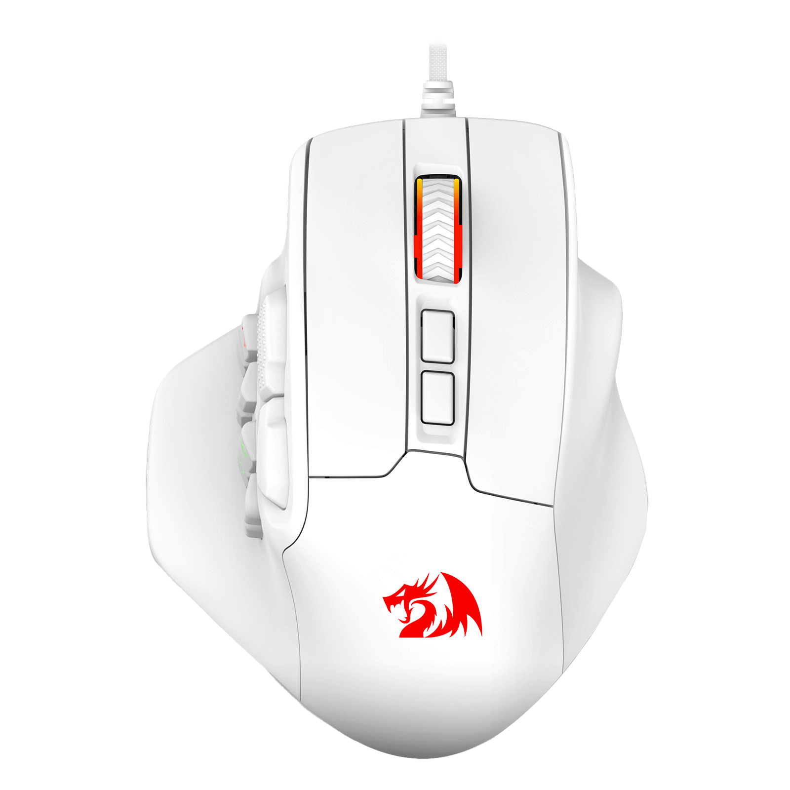 Redragon M811 Aatrox MMO Gaming Mouse, 15 Programmable Buttons Wired RGB Gamer Mouse w/ Ergonomic Natural Grip Build, 10 Side Macro Keys, Software Supports DIY Keybinds & Backlit