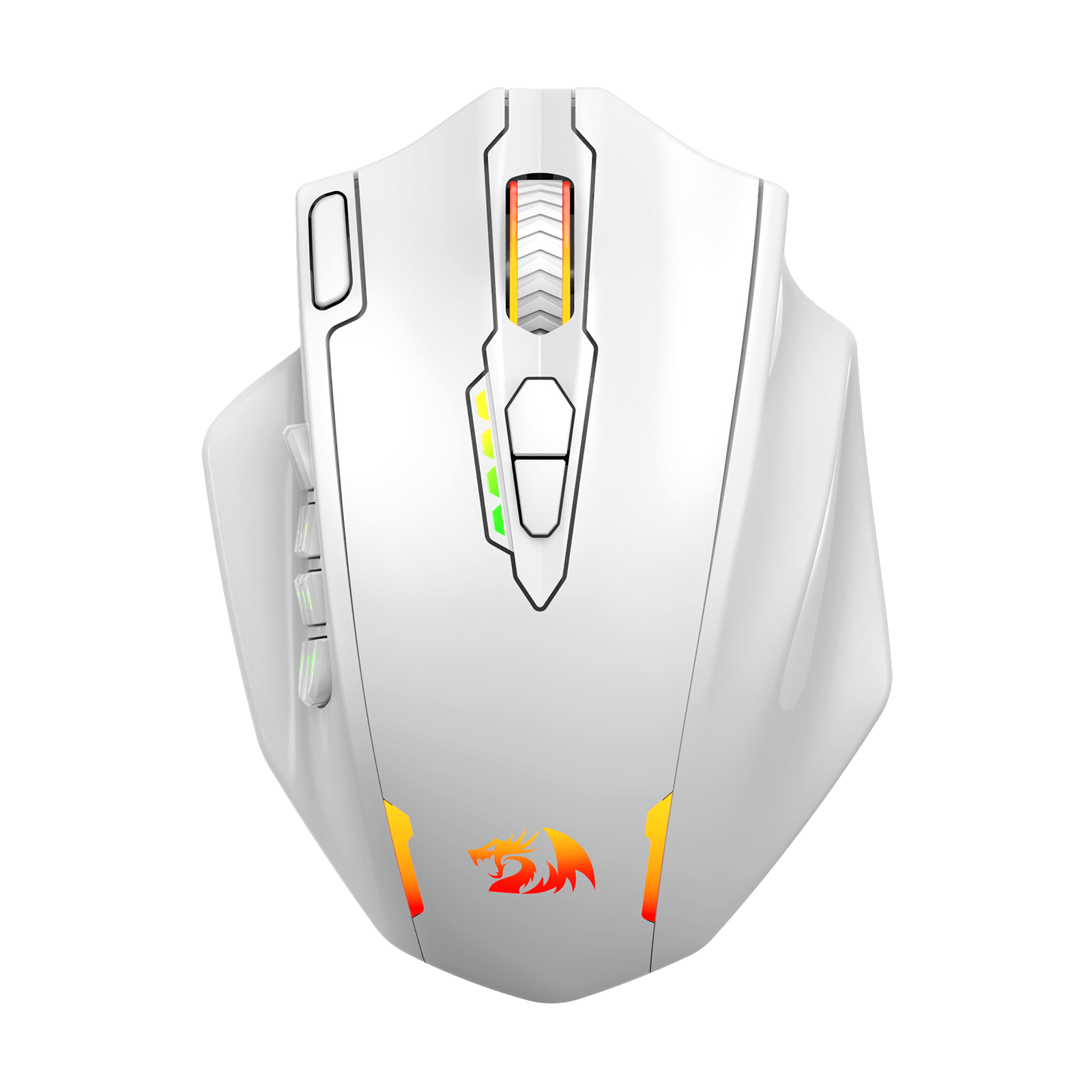 Redragon M913 Impact Elite Wireless Gaming Mouse, 16000 DPI Mouse Gaming RGB Kabel/Nirkabel dengan 16 Tombol yang Dapat Diprogram