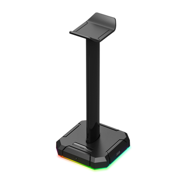 Redragon HA300 Scepter Pro Headset Stand RGB Backlit Gaming Headphone Stand with Supporting Bar