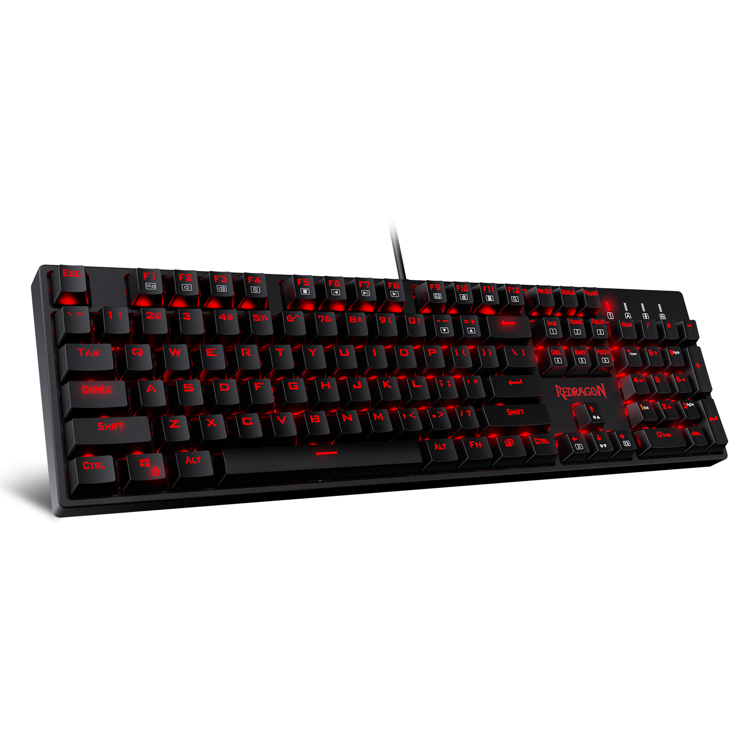 Redragon K582 SURARA Red LED Backlit Mechanical Gaming Keyboard 2