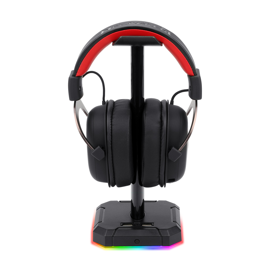 Redragon HA300 Scepter Pro Headset Stand RGB Backlit Gaming Headphone Stand with Supporting Bar