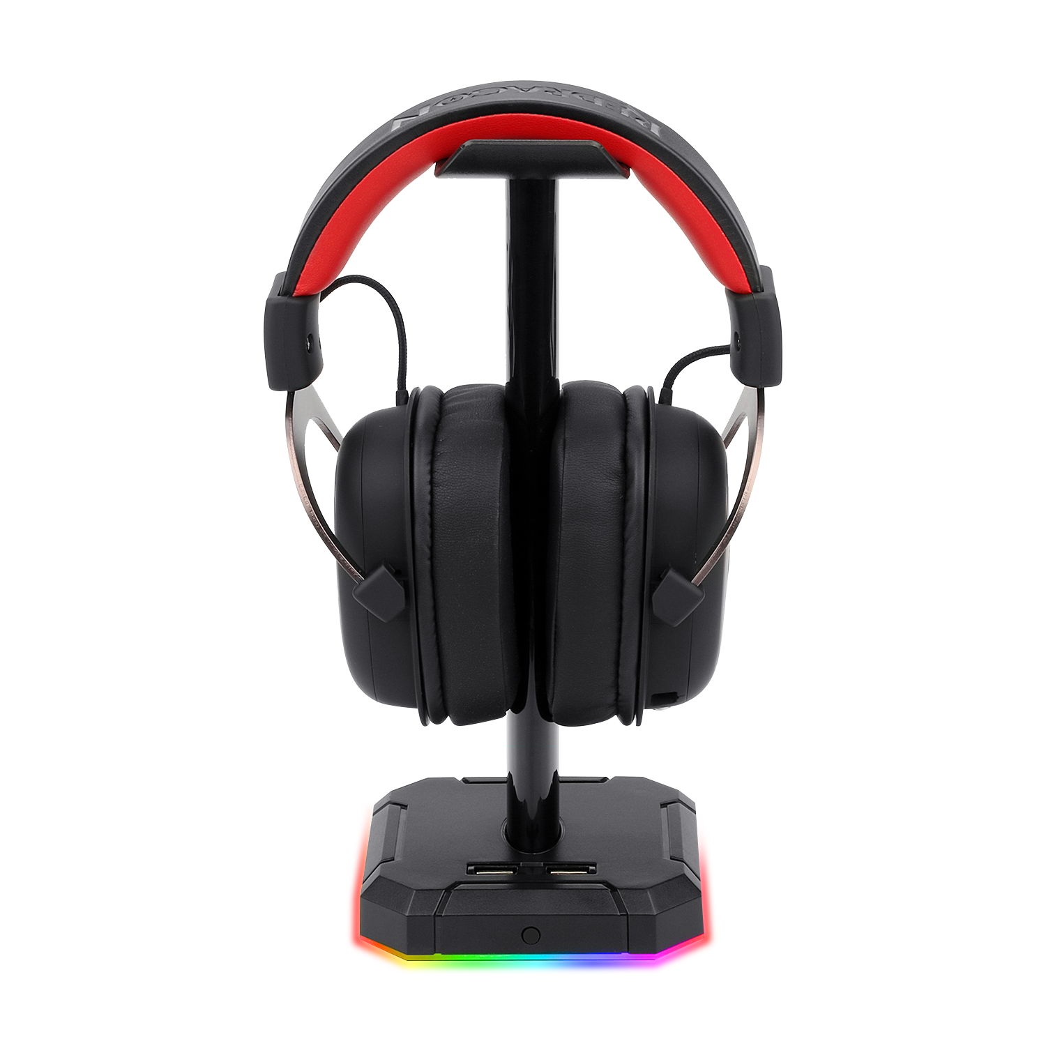 Redragon HA300 Scepter Pro Headset Stand RGB Backlit Gaming Headphone Stand with Supporting Bar