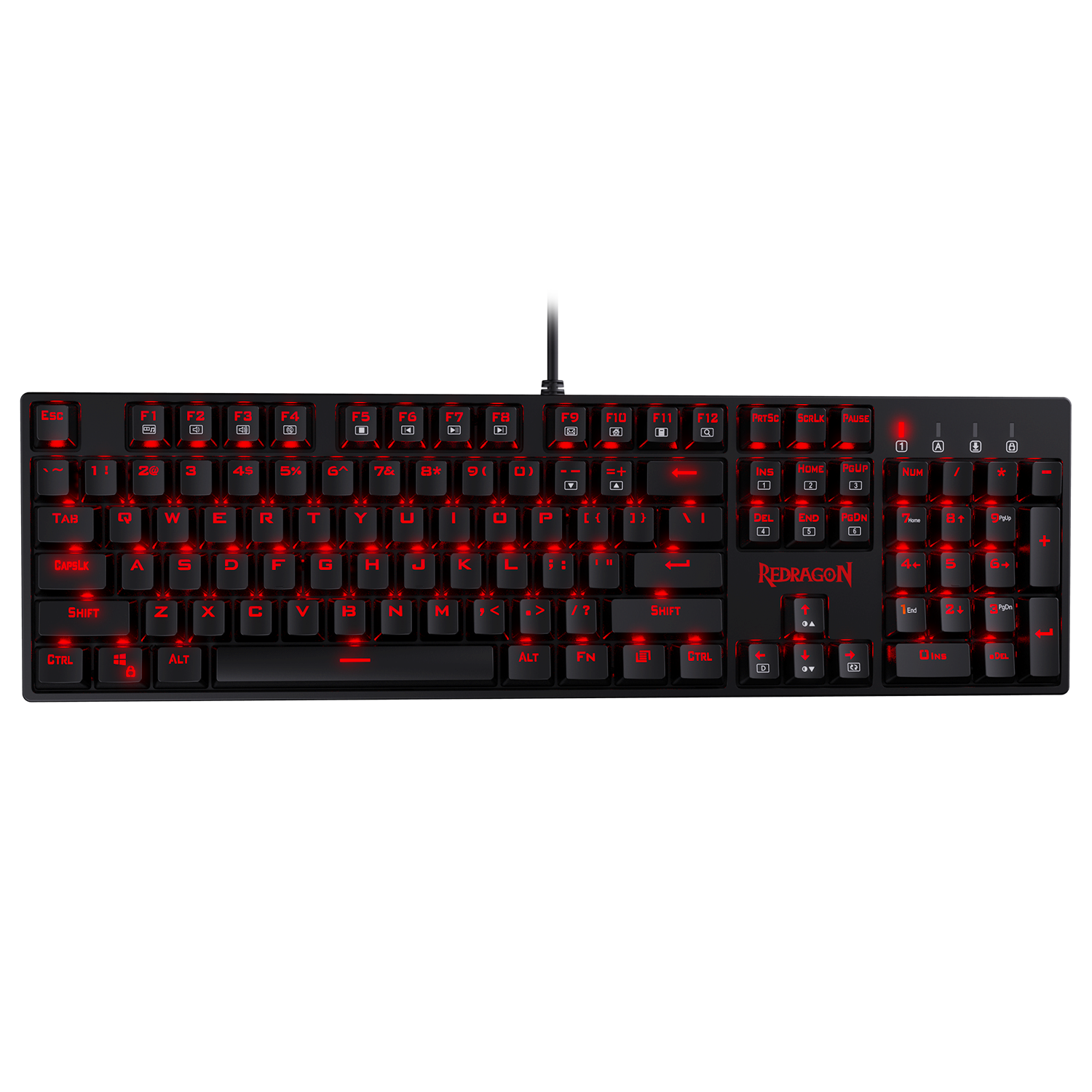 Redragon K582 SURARA Red LED Backlit Mechanical Gaming Keyboard 3