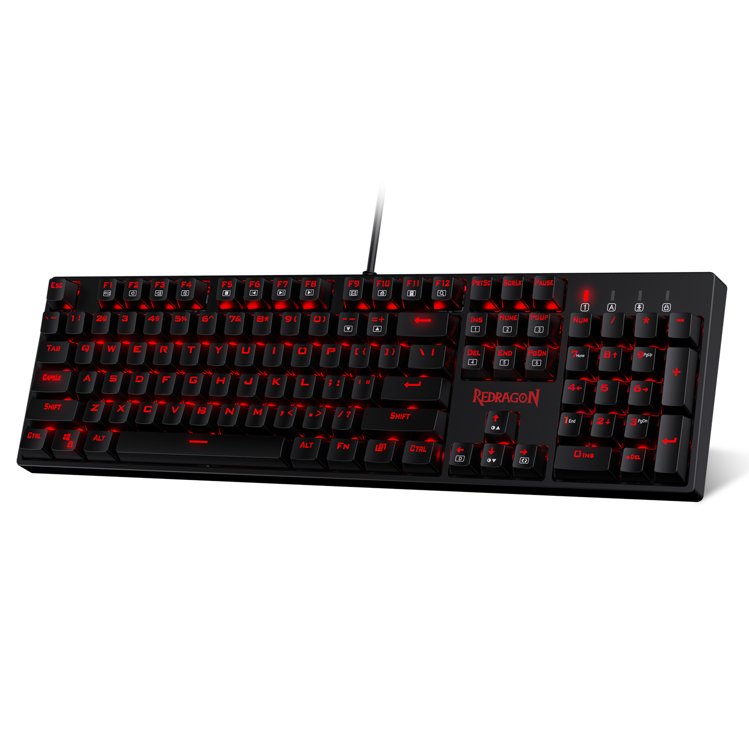 Redragon K582 SURARA Red LED Backlit Mechanical Gaming Keyboard 4