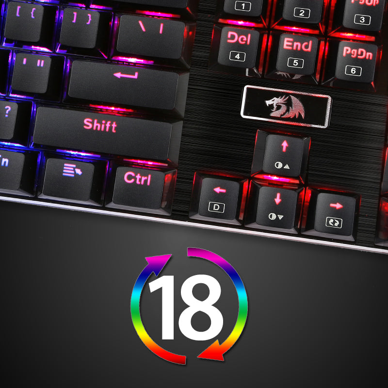 K556 RGB Keyboard Gaming Mekanik 104 Tombol
