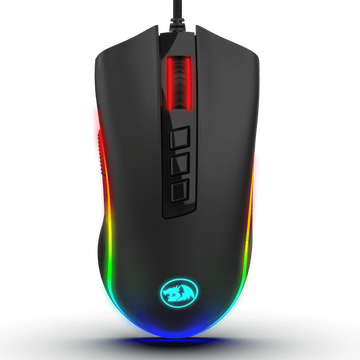 Redragon M711 COBRA Gaming Mouse with 16.8 Million RGB Color Backlit, 10,000 DPI Adjustable, Comfortable Grip, 7 Programmable Buttons
