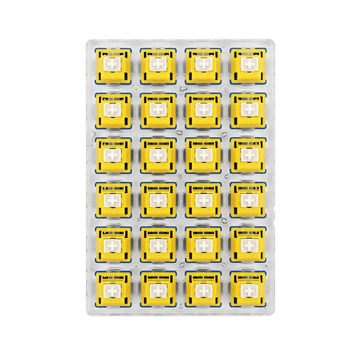 Redragon A113 Bullet-B Tactile Mechanical Switch, Modifikasi Switch Clicky Keyboard DIY Hot-Swappable, 50 Juta Klik (24 pcs Switch, Keycap + Pencabut Switch)