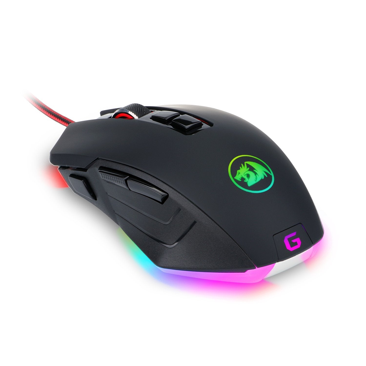Redragon M715 DAGGER High-Precision Programmable Gaming Mouse with 7 RGB backlight modes