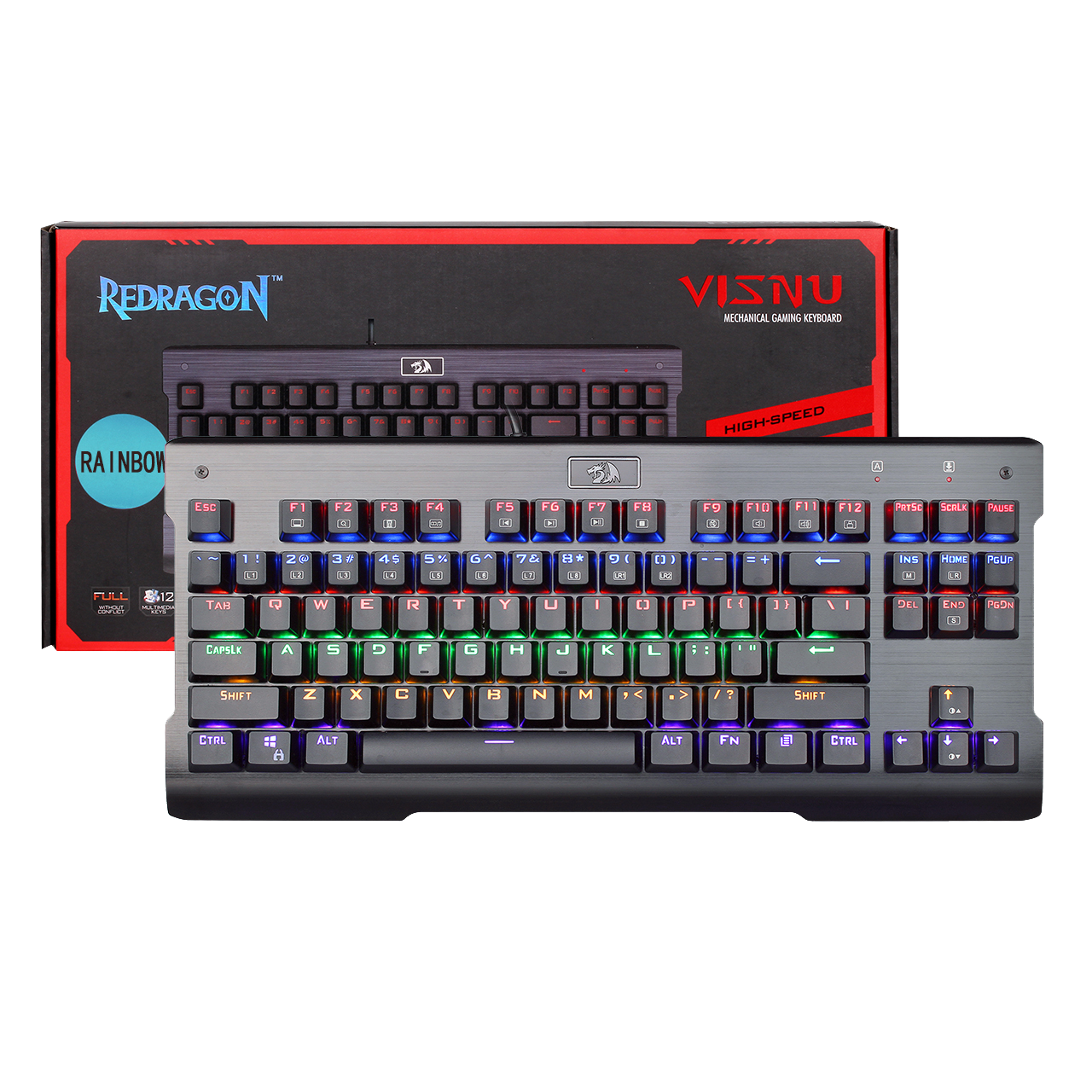 Redragon K561-R Mechanical Keyboard LED Backlit 87 Keys