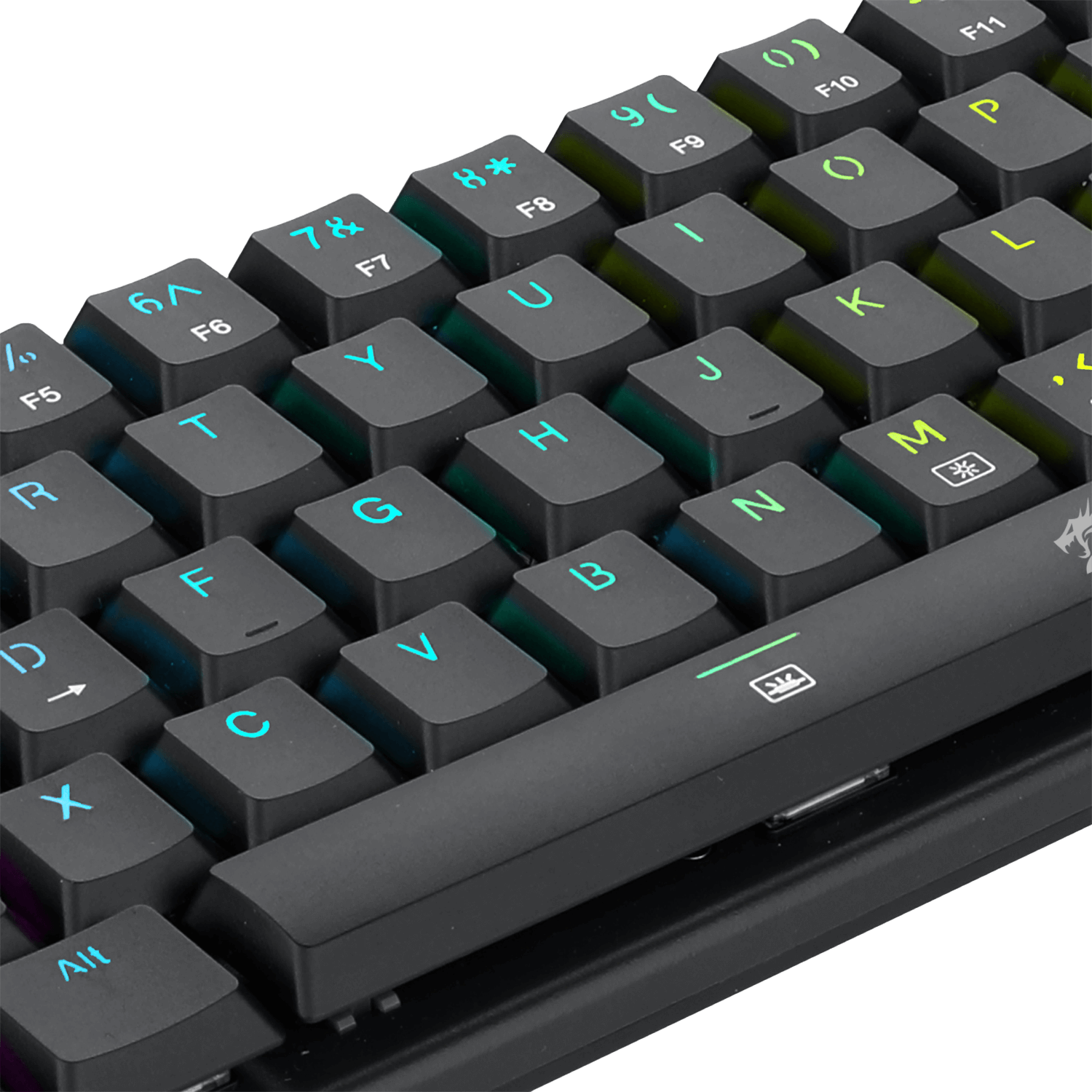 Redragon K614 Anivia 60% Keyboard Mekanik Kabel Sangat Tipis, Keyboard Gaming RGB Ringkas Ramping 61 Tombol dengan Sakelar Merah Linear Profil Rendah dan Keycaps Double-Shot untuk Aktuasi Cepat & Akurat