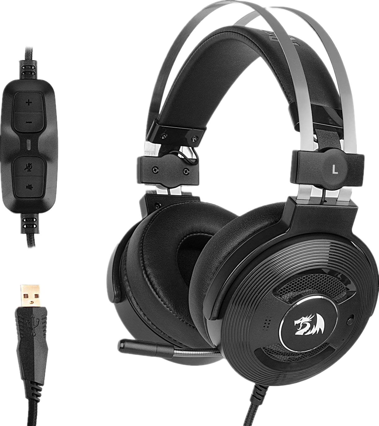 Redragon H991 TRITON Headset Gaming Peredam Kebisingan Aktif Berkabel