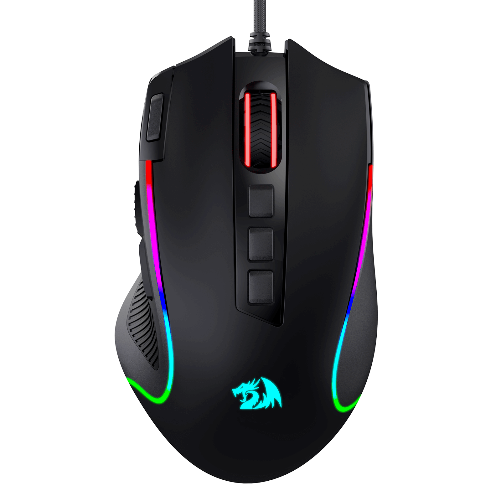 Redragon M612 Predator RGB Gaming Mouse, Mouse Gamer Optik Berkabel 8000 DPI dengan 11 Tombol yang Dapat Diprogram & 5 Mode Lampu Latar, Perangkat Lunak Mendukung Keybind DIY Tombol Rapid Fire