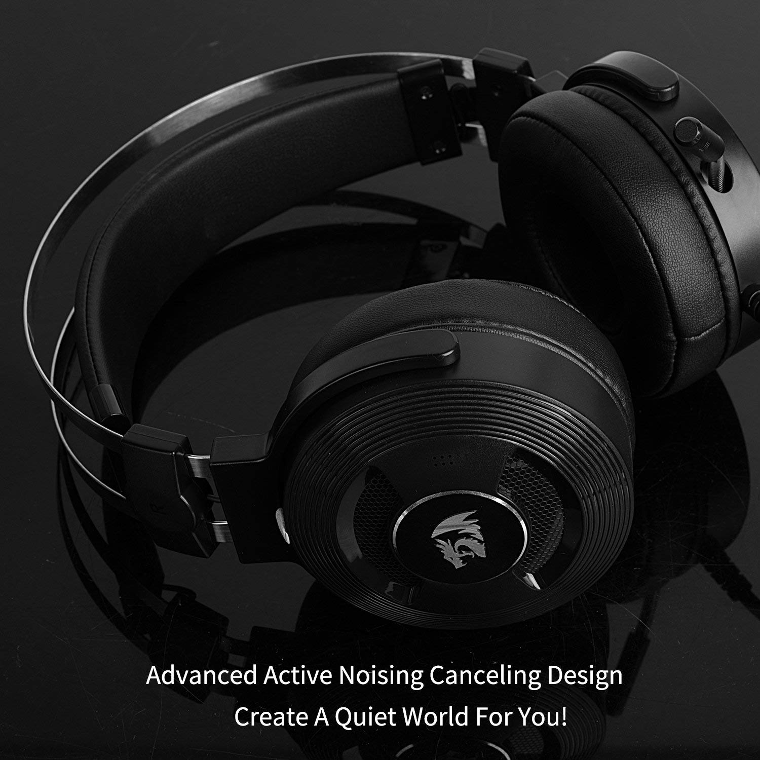 Redragon H991 TRITON Headset Gaming Peredam Kebisingan Aktif Berkabel