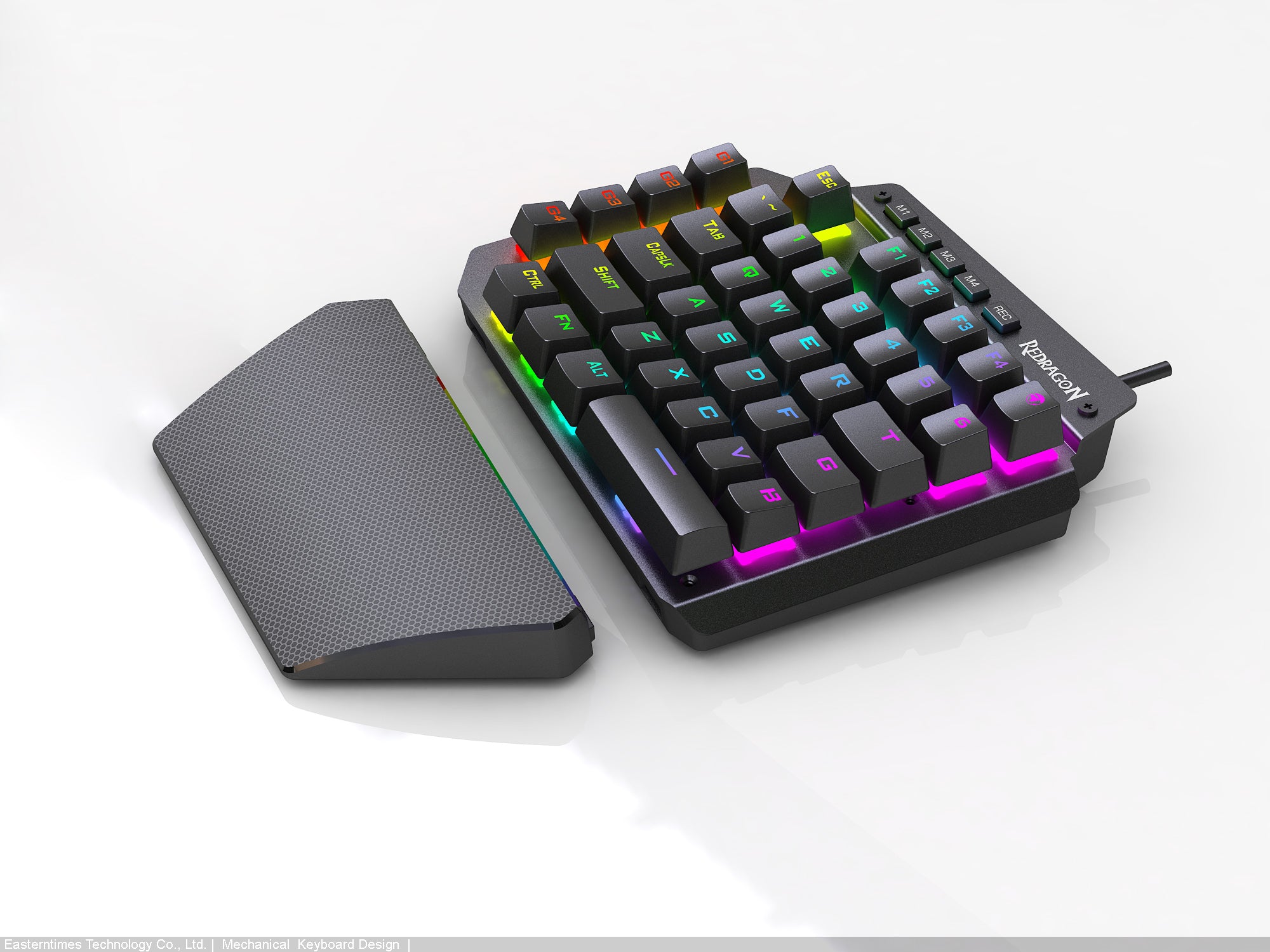 Redragon IDA K583 MECHANICAL GAMING MINI KEYPAD Dengan Tombol Makro dan USB HUB