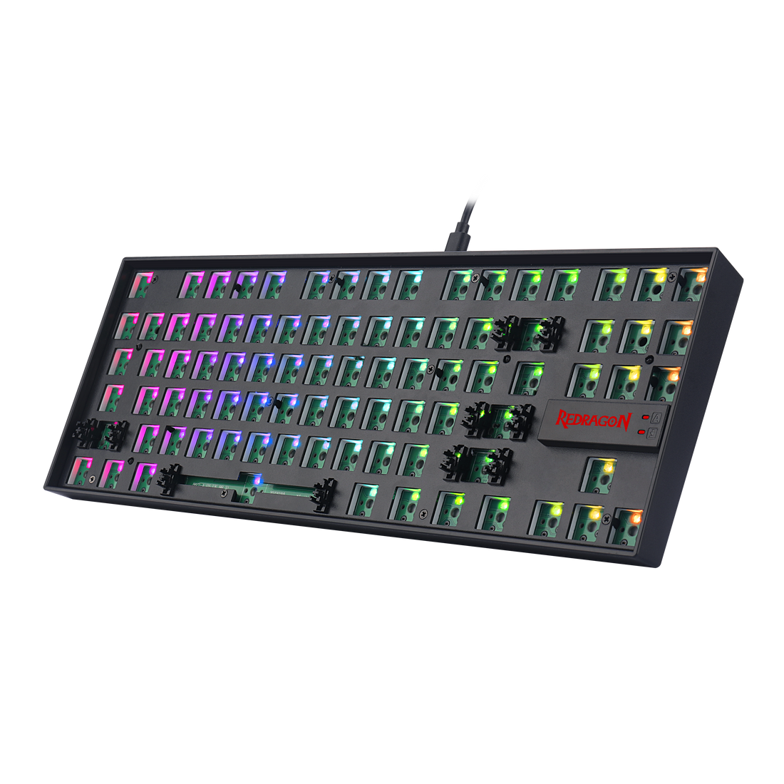 Redragon BBK552 Barebone DIY RGB Backlit Mechanical Gaming Keyboard